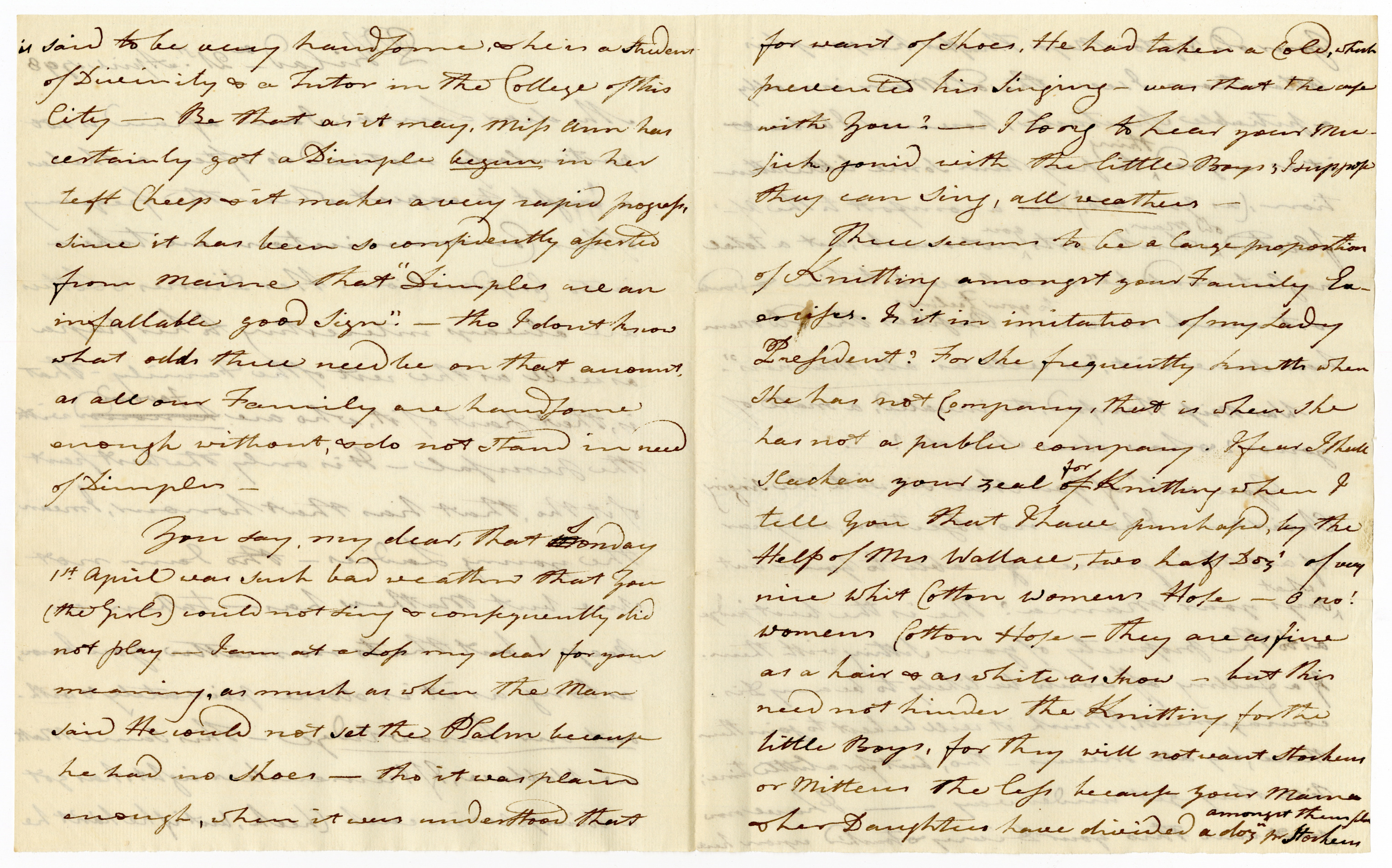 Manuscript letter