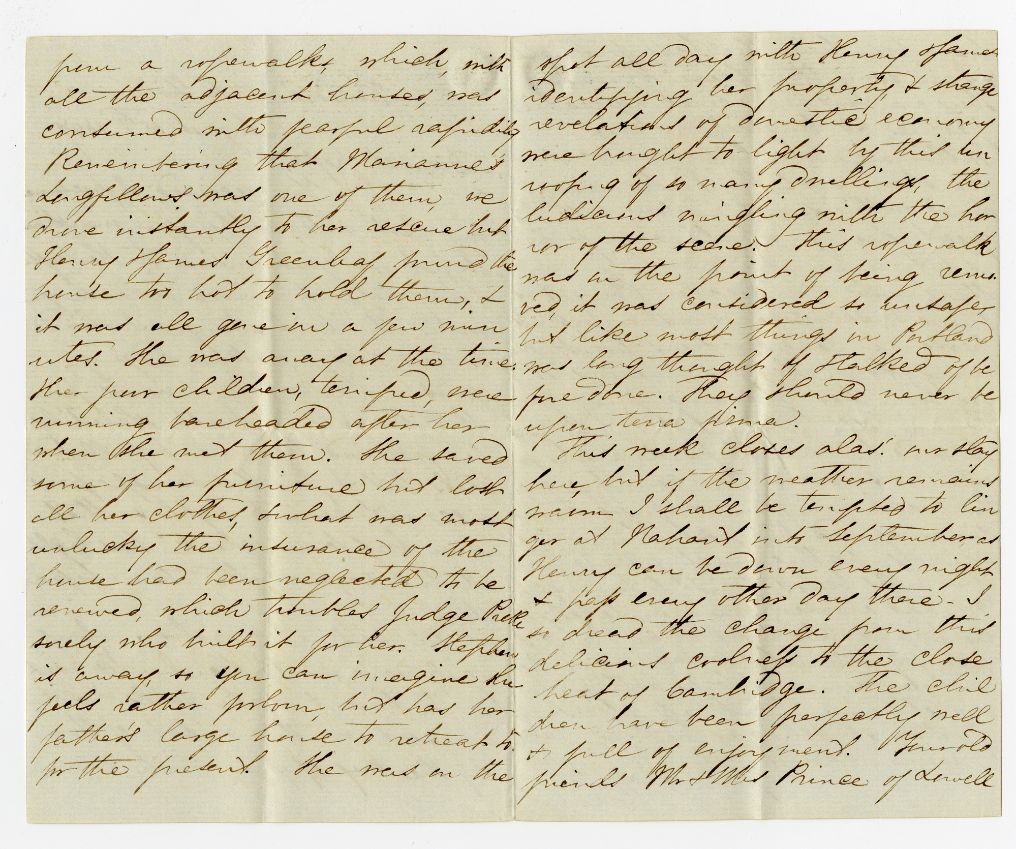 Manuscript letter