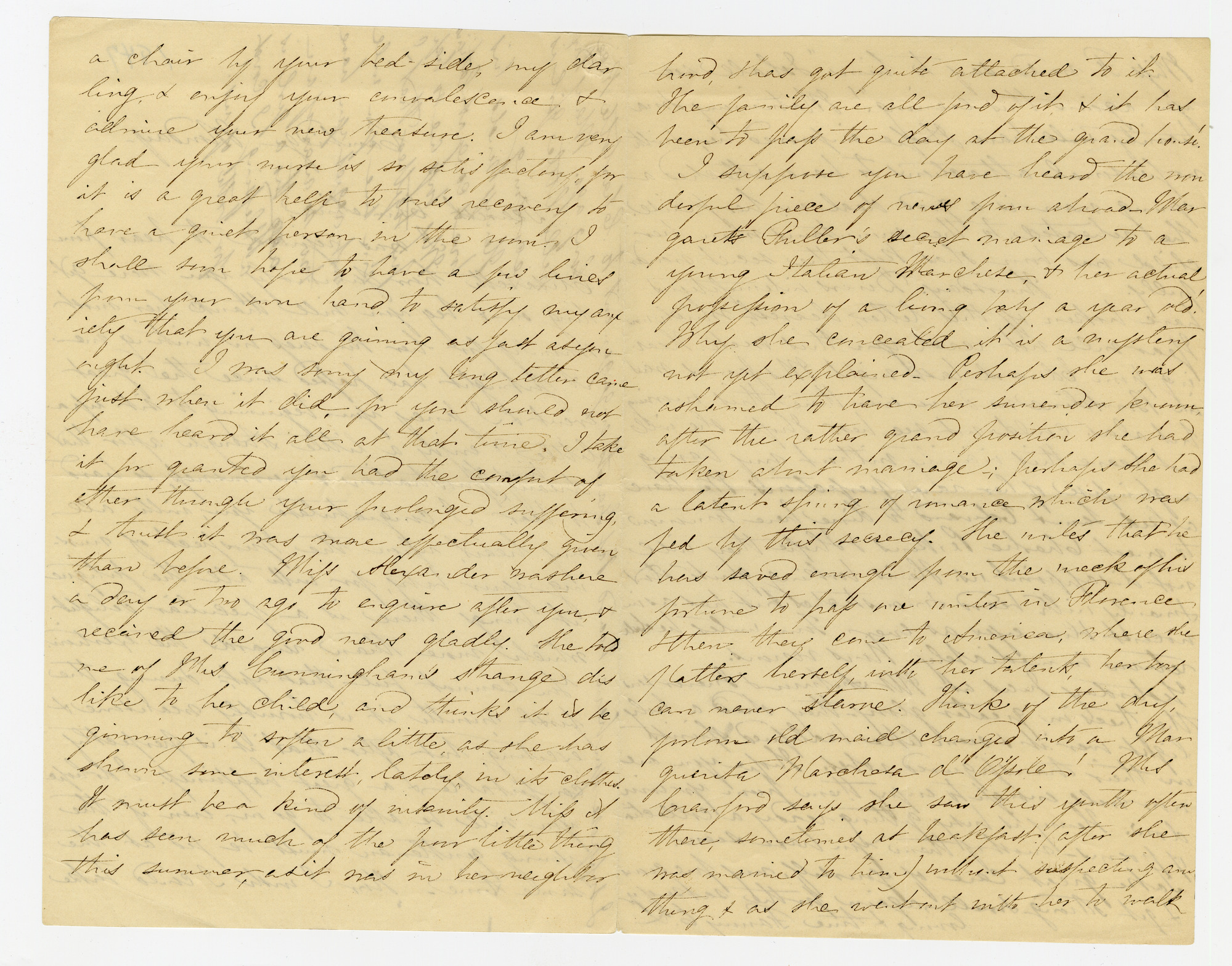 Manuscript letter