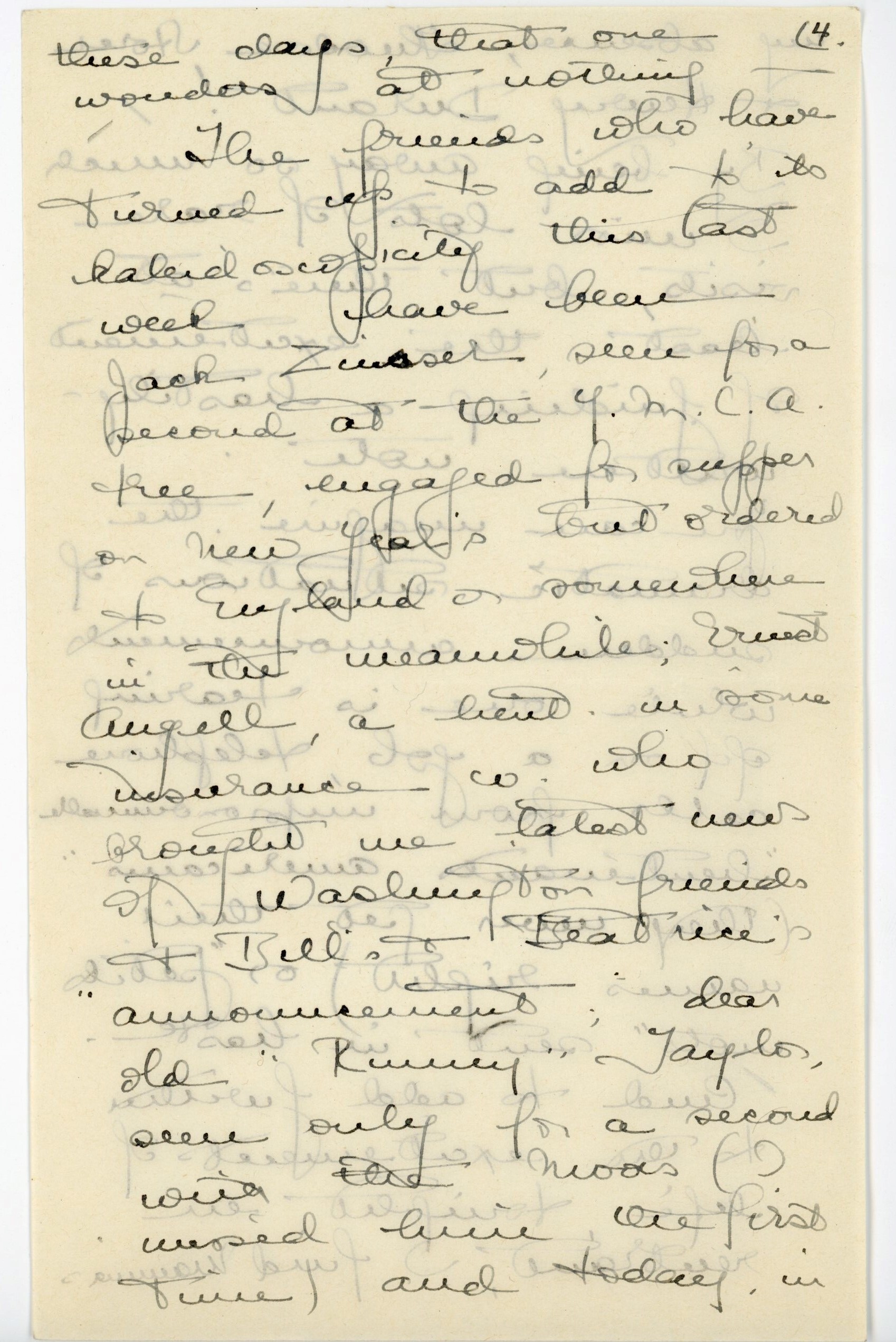 Manuscript letter