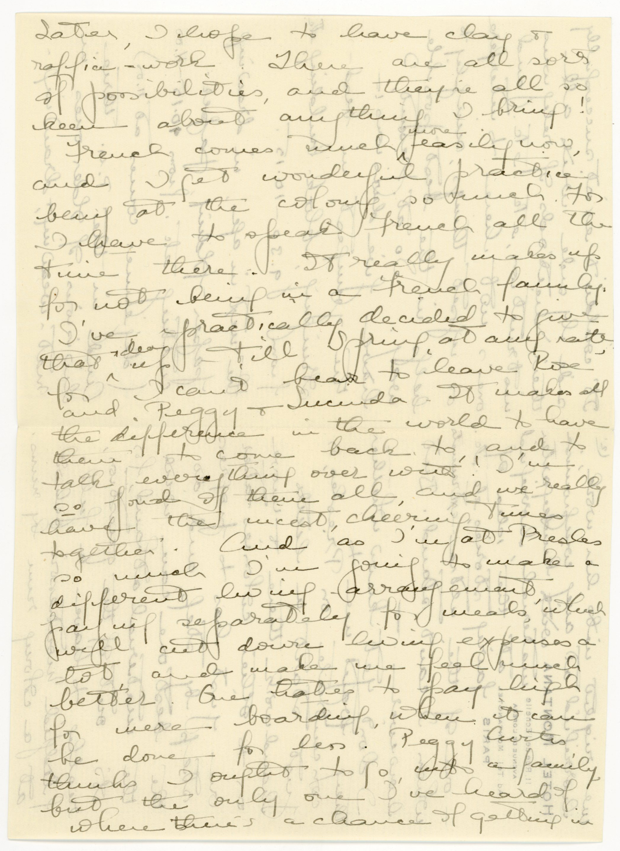Manuscript letter