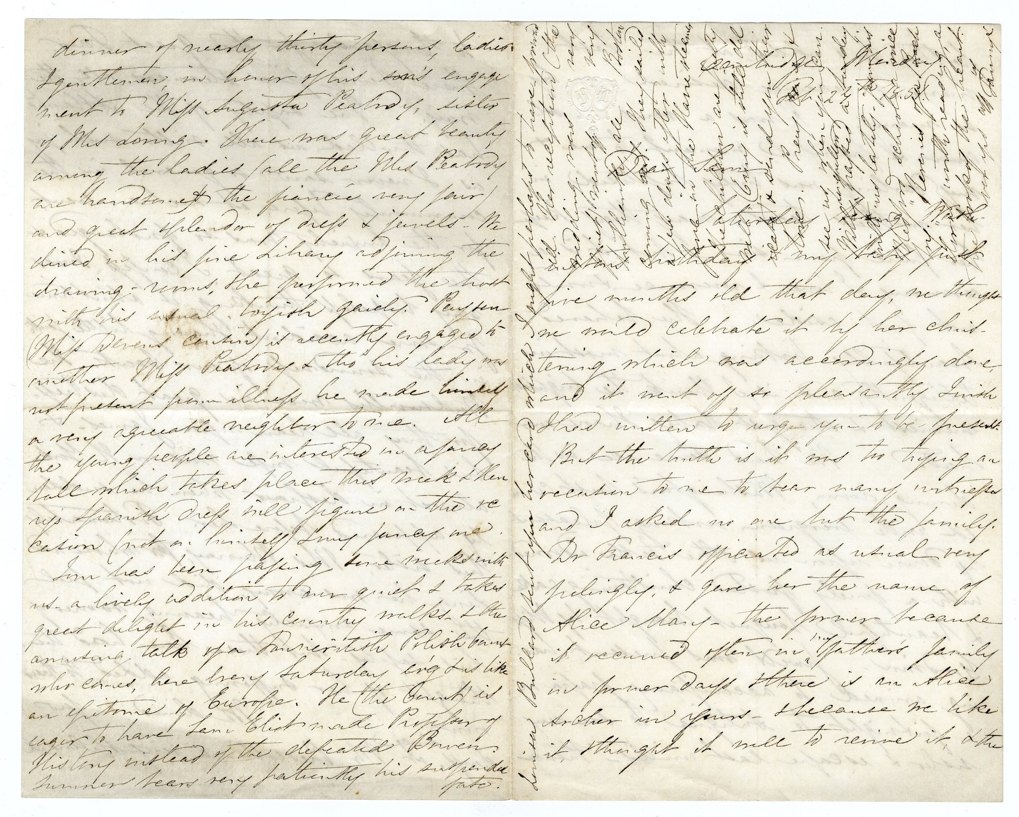 Manuscript letter