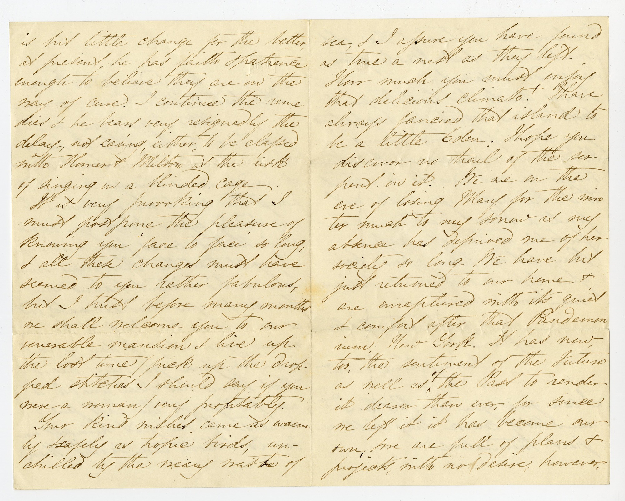 Manuscript letter