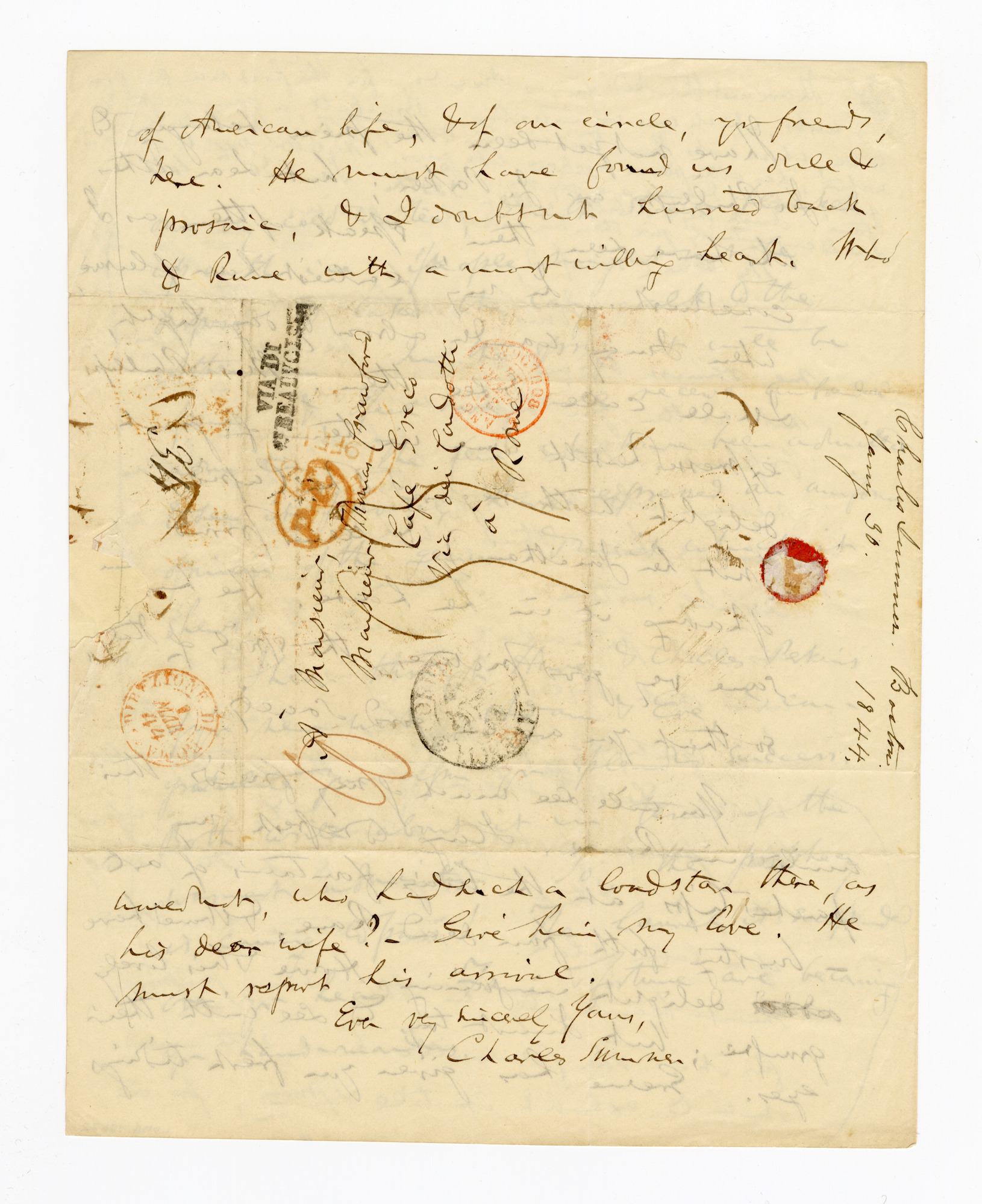Manuscript letter