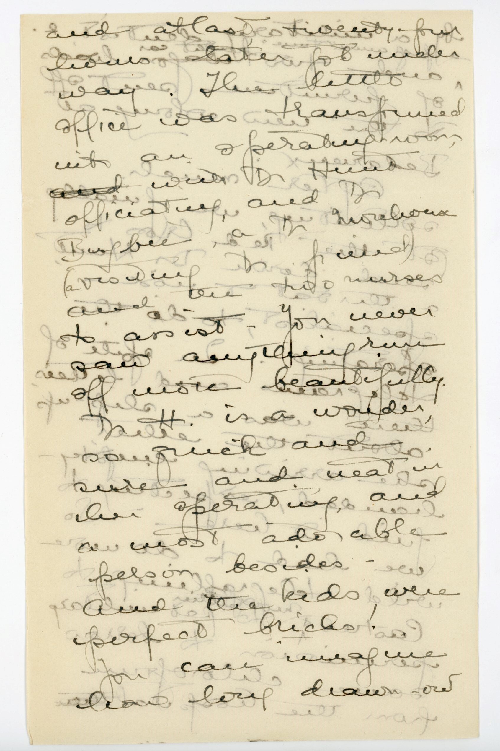 Manuscript letter