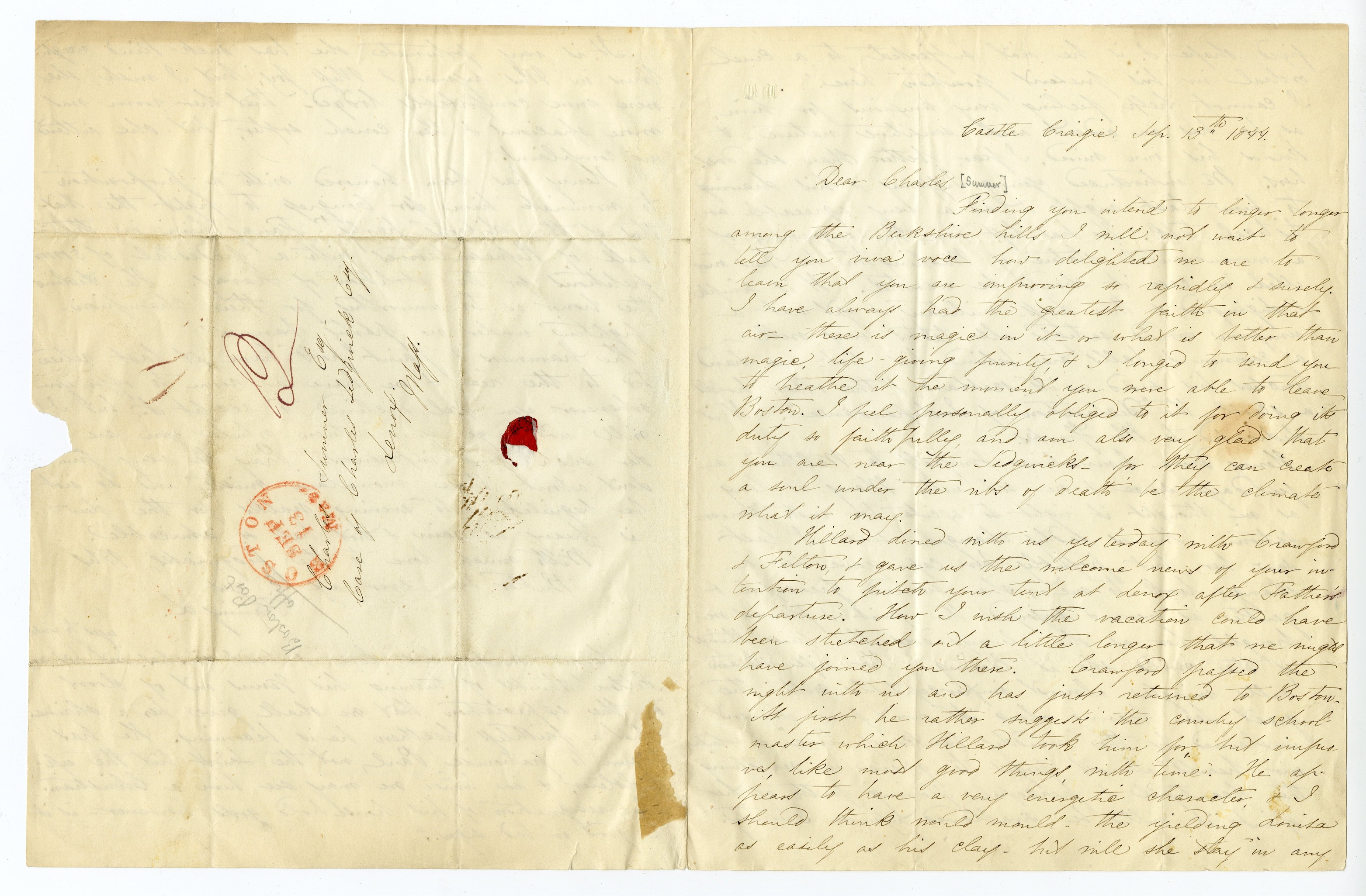Manuscript letter