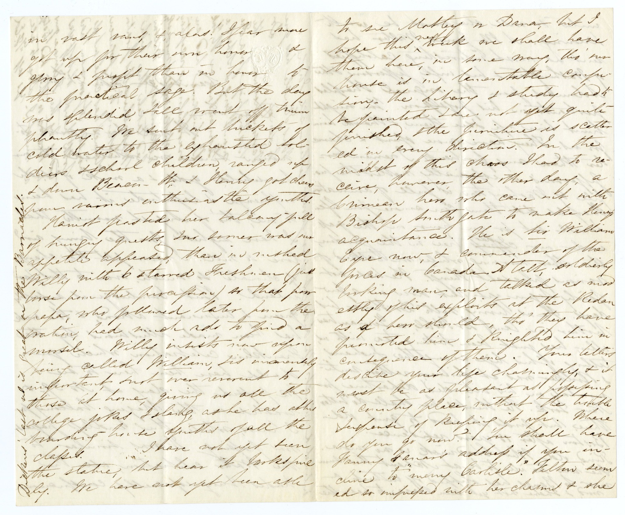 Manuscript letter