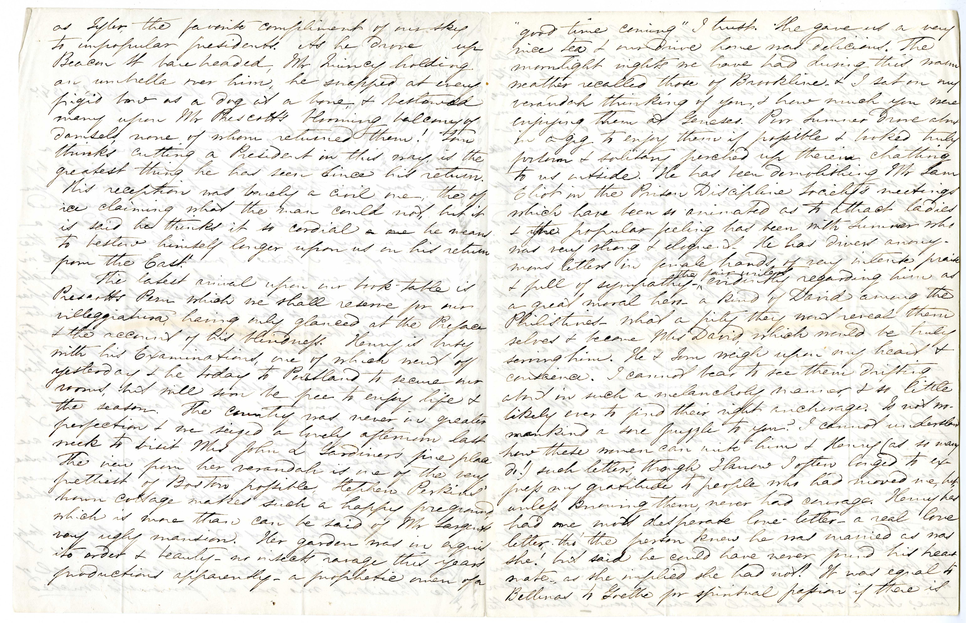 Manuscript letter