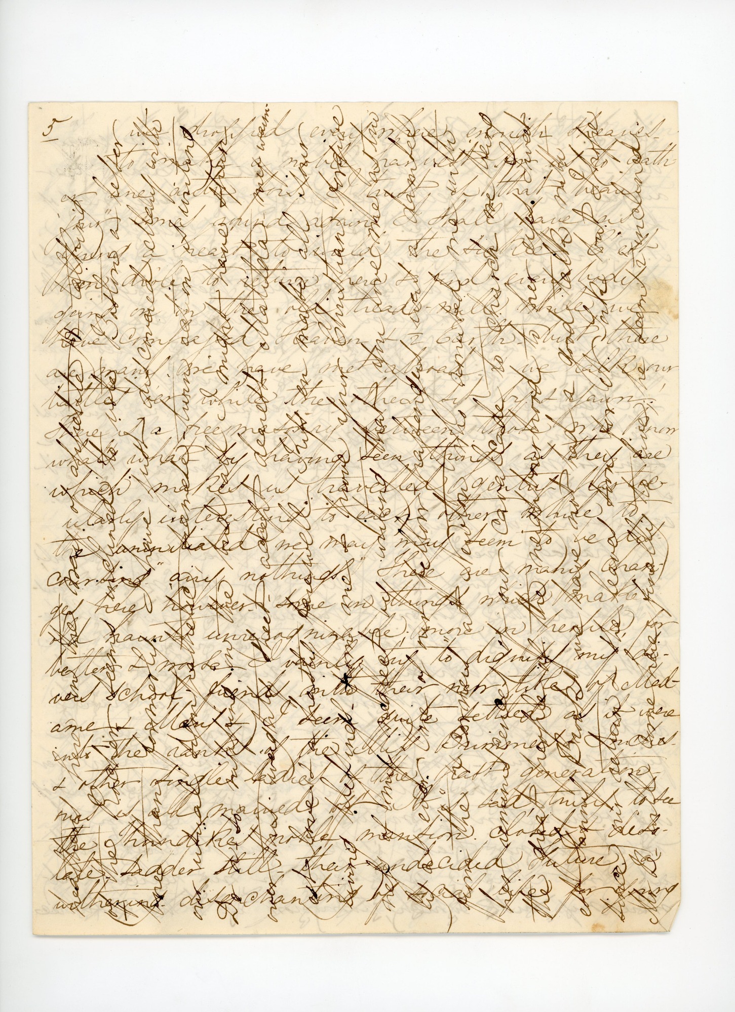 Manuscript letter