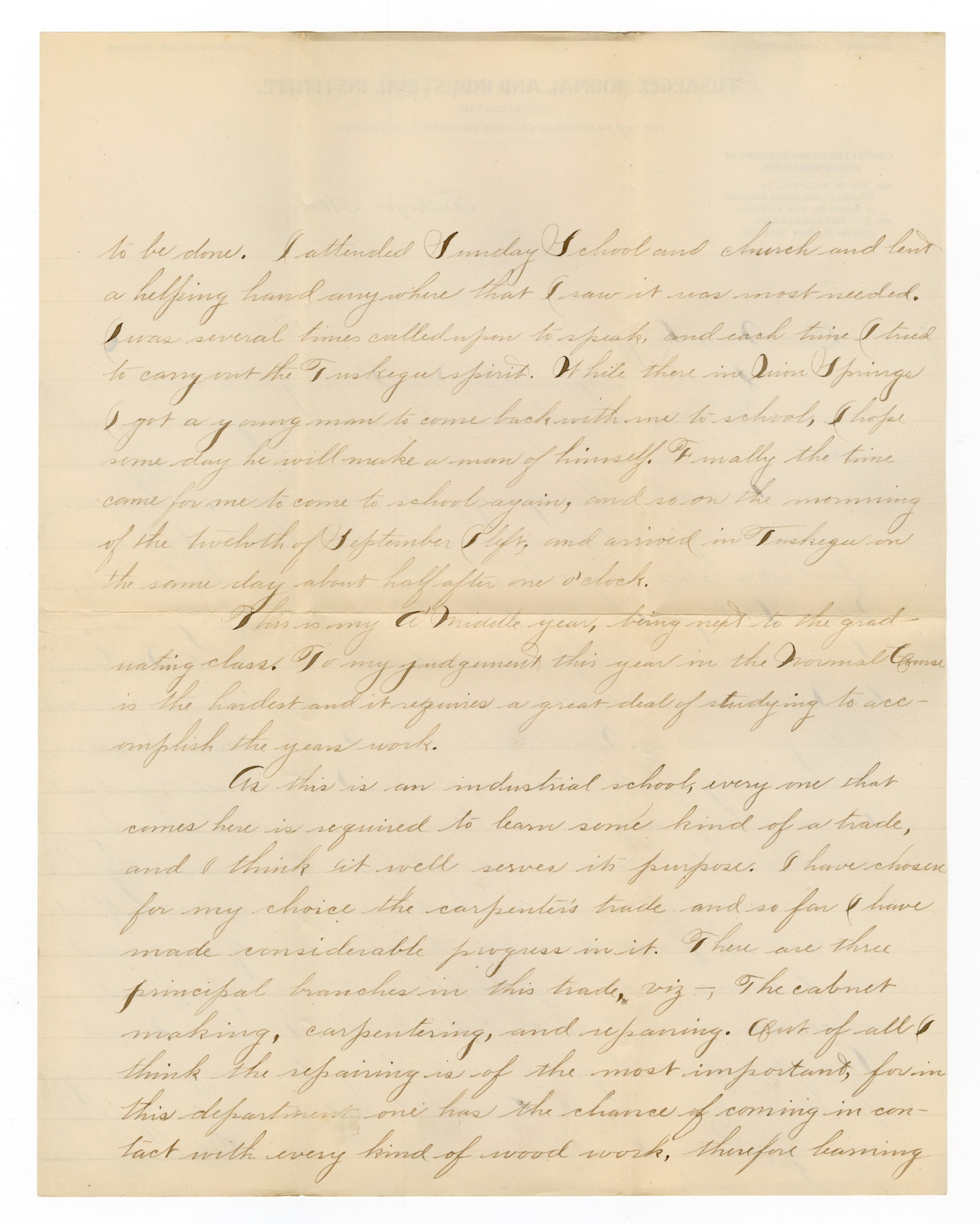 Manuscript letter