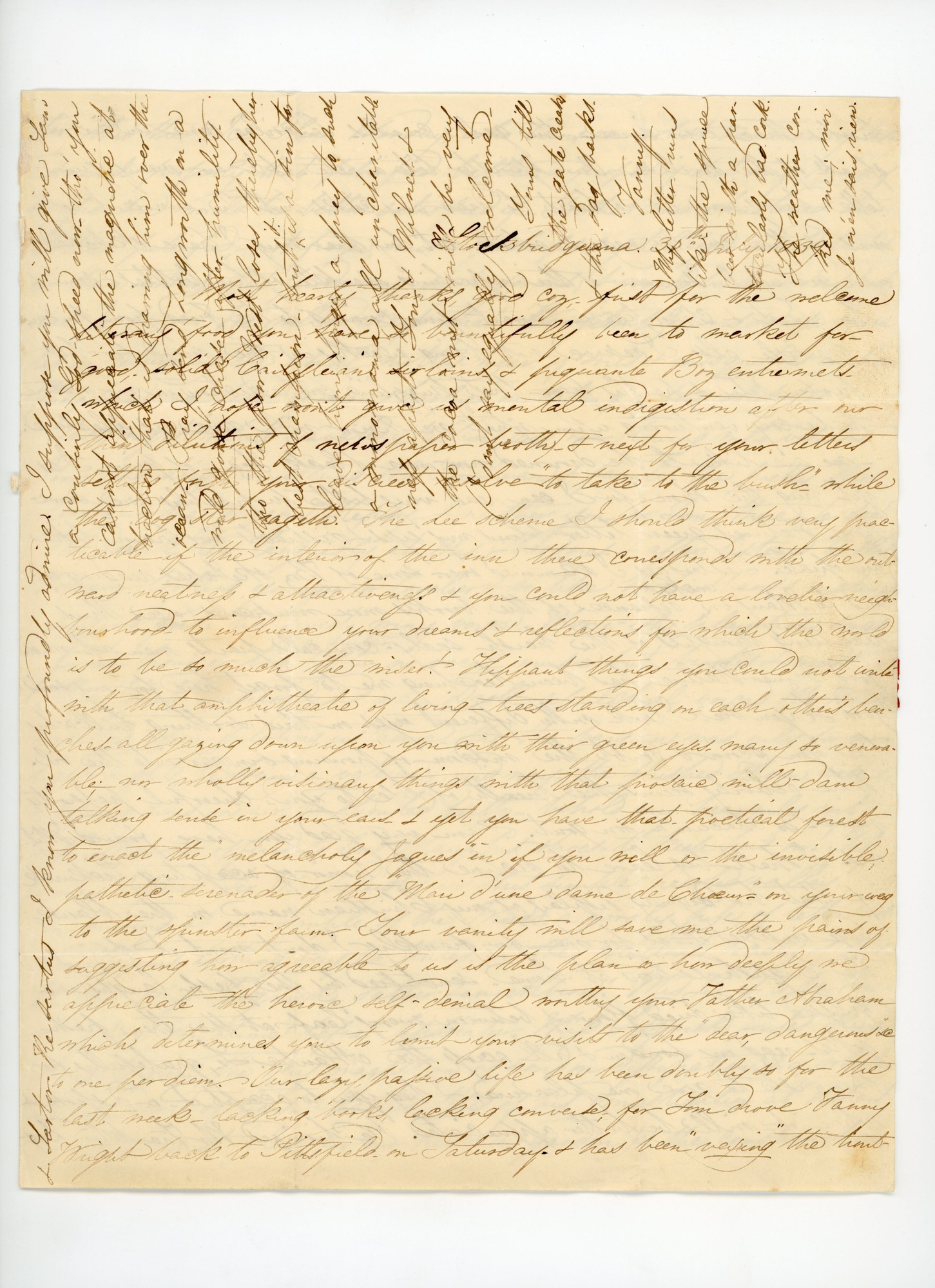 Manuscript letter