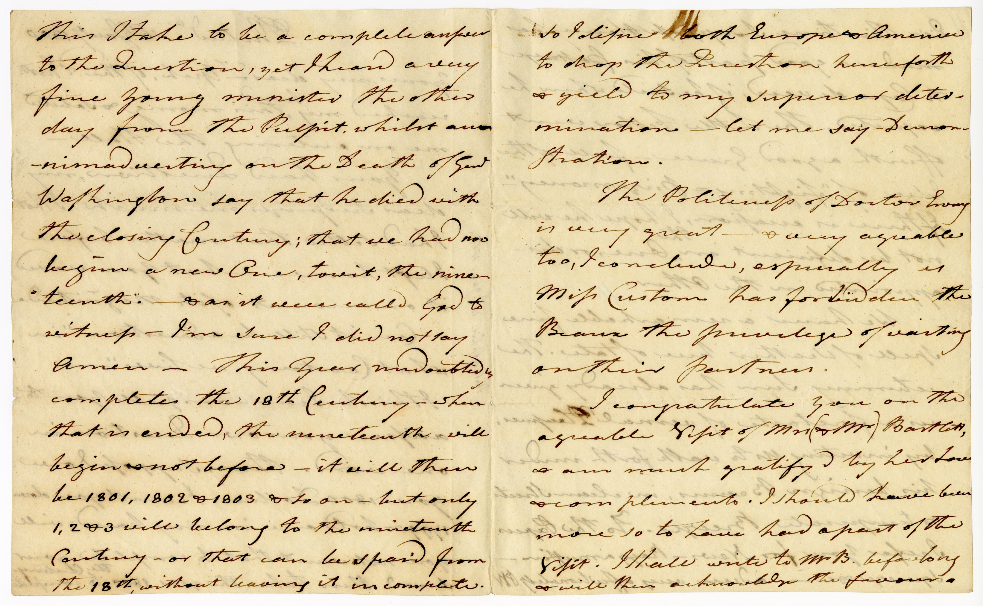 Manuscript letter