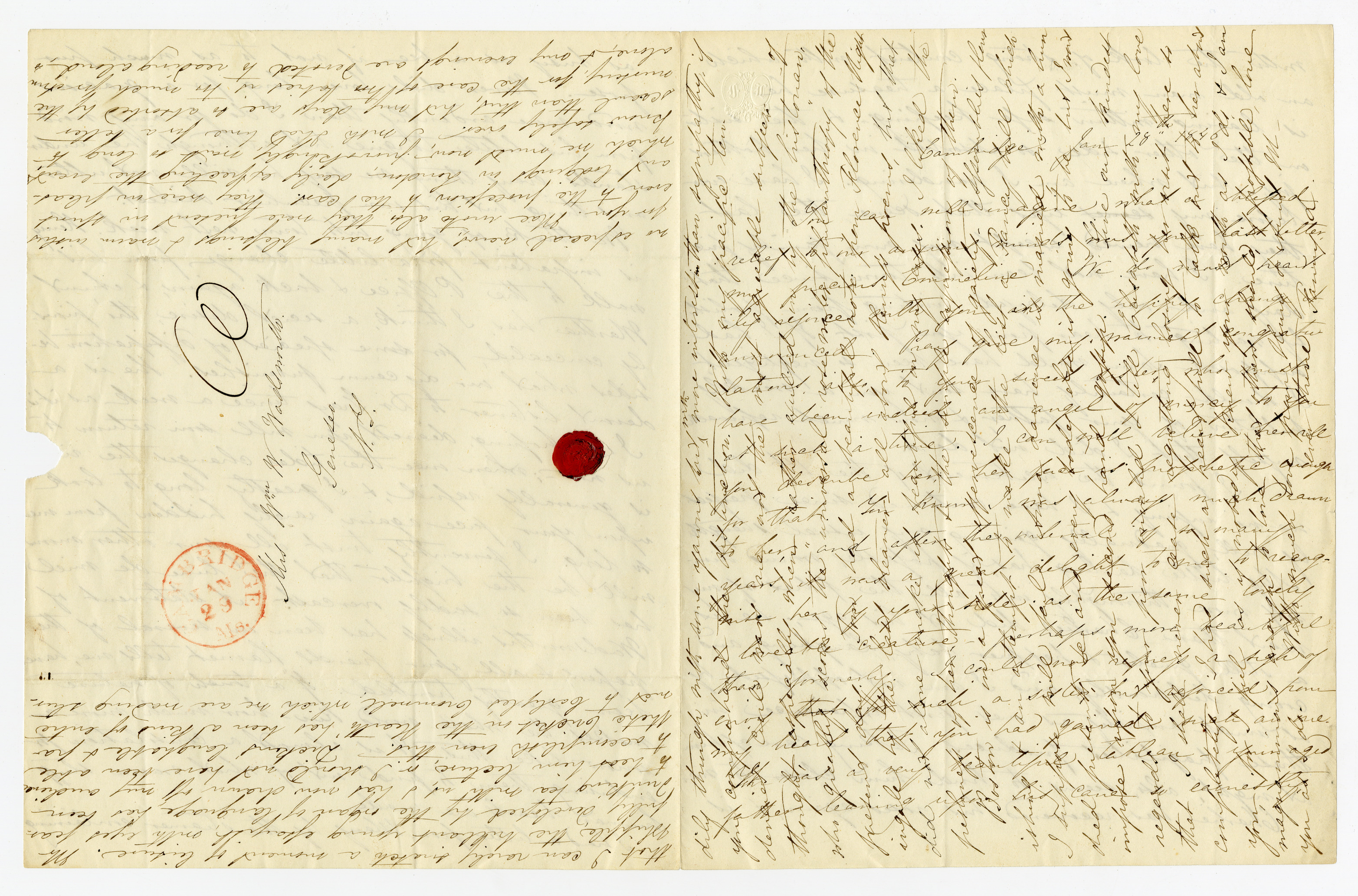 Manuscript letter