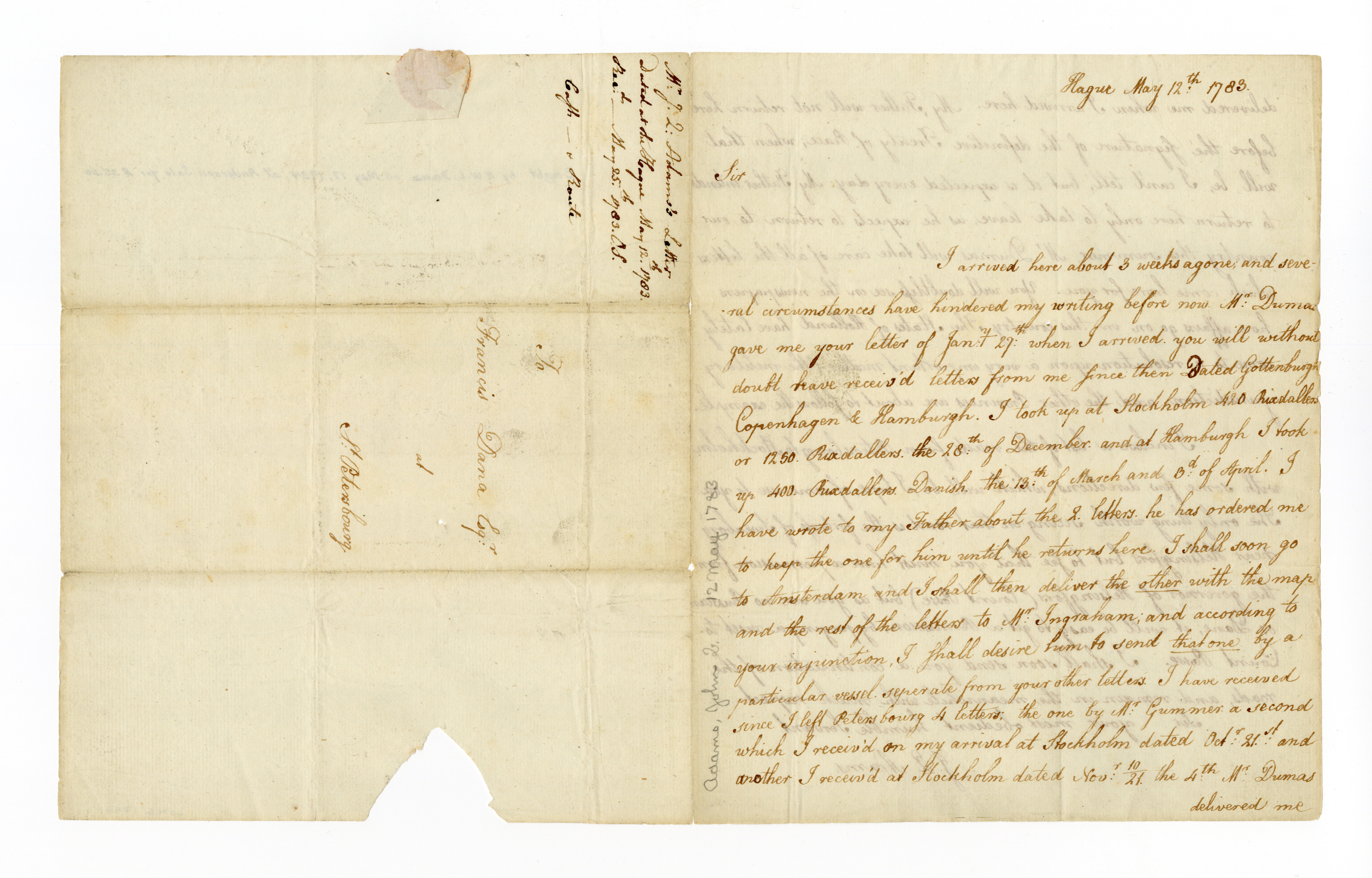 Manuscript letter