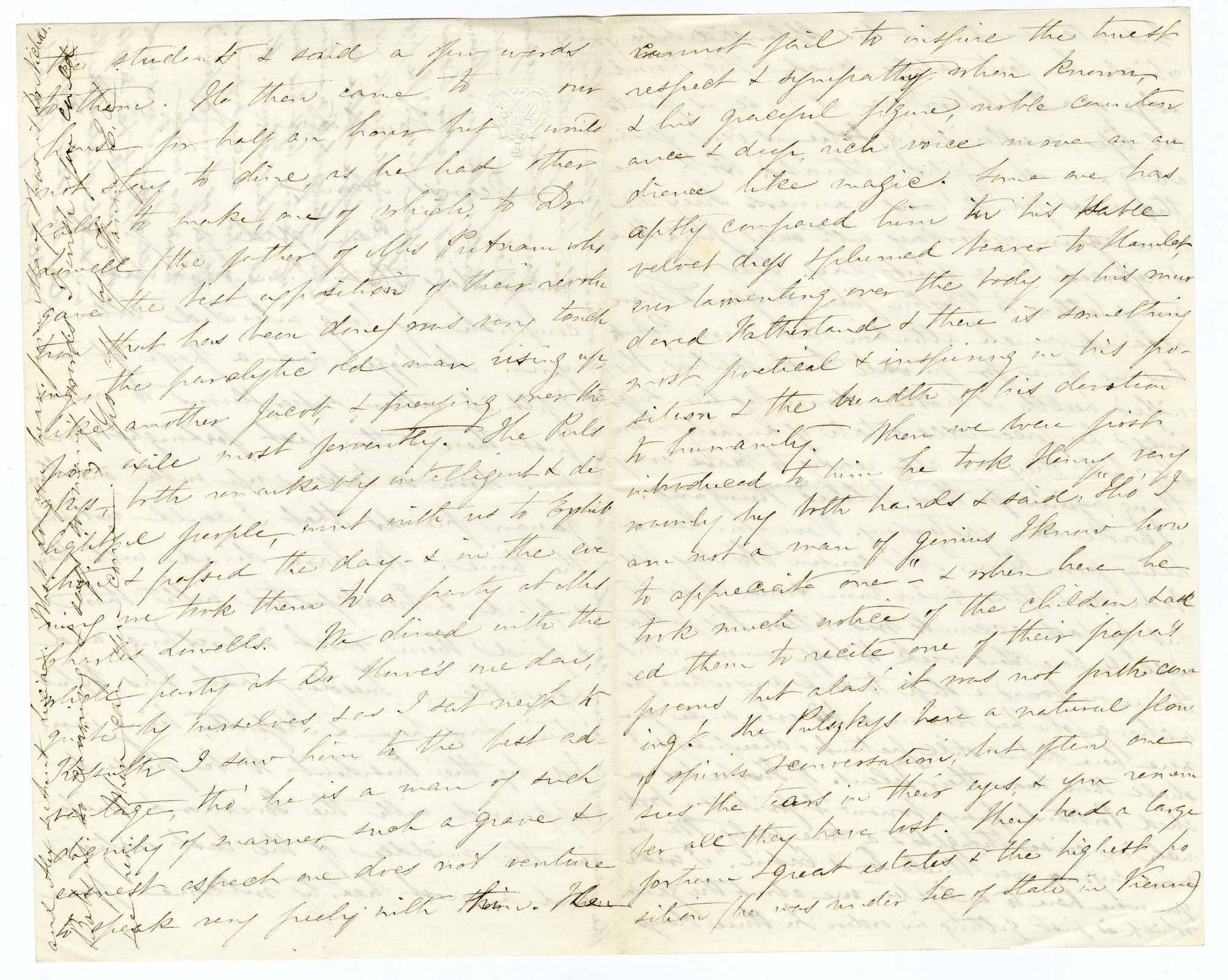 Manuscript letter