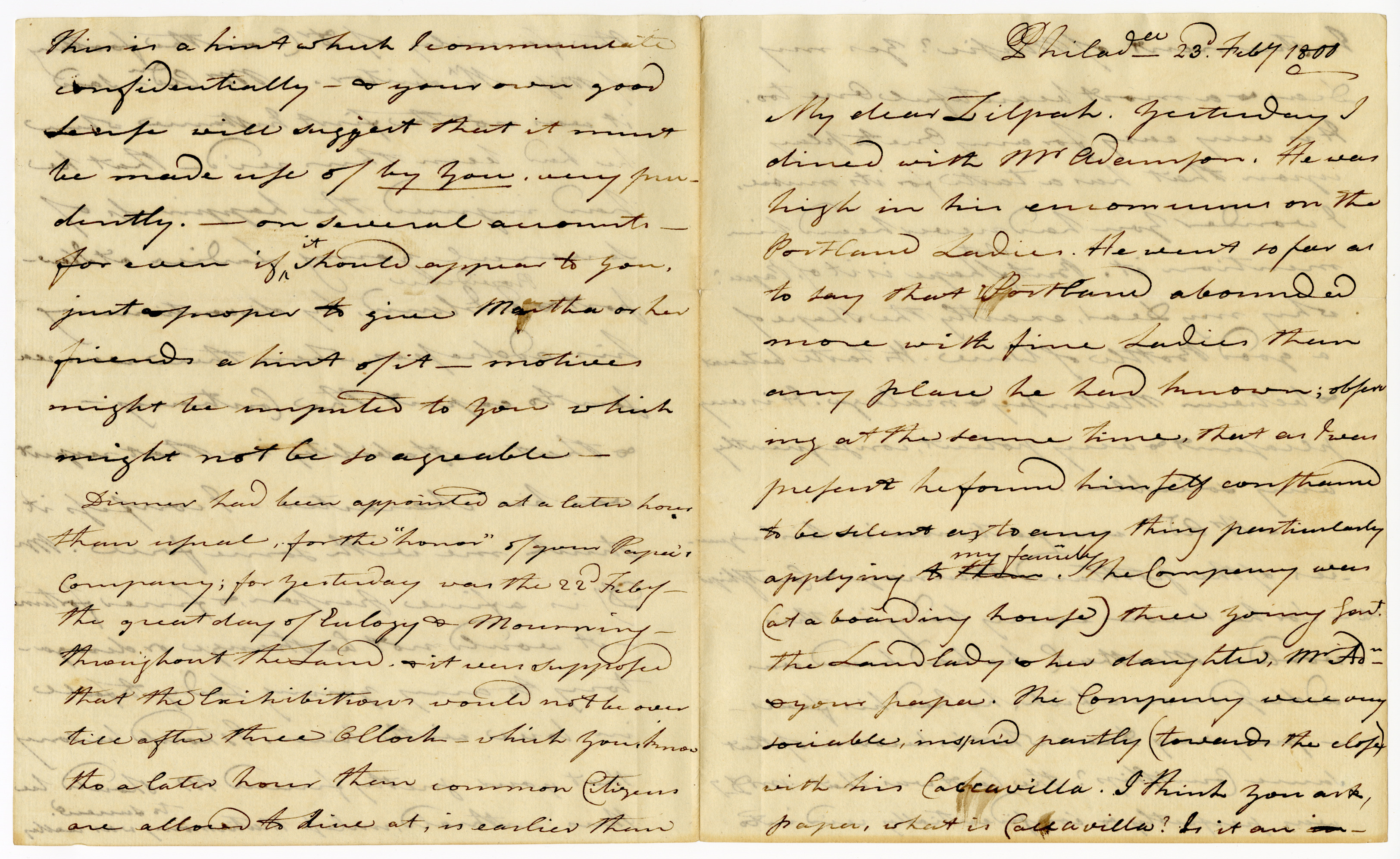 Manuscript letter
