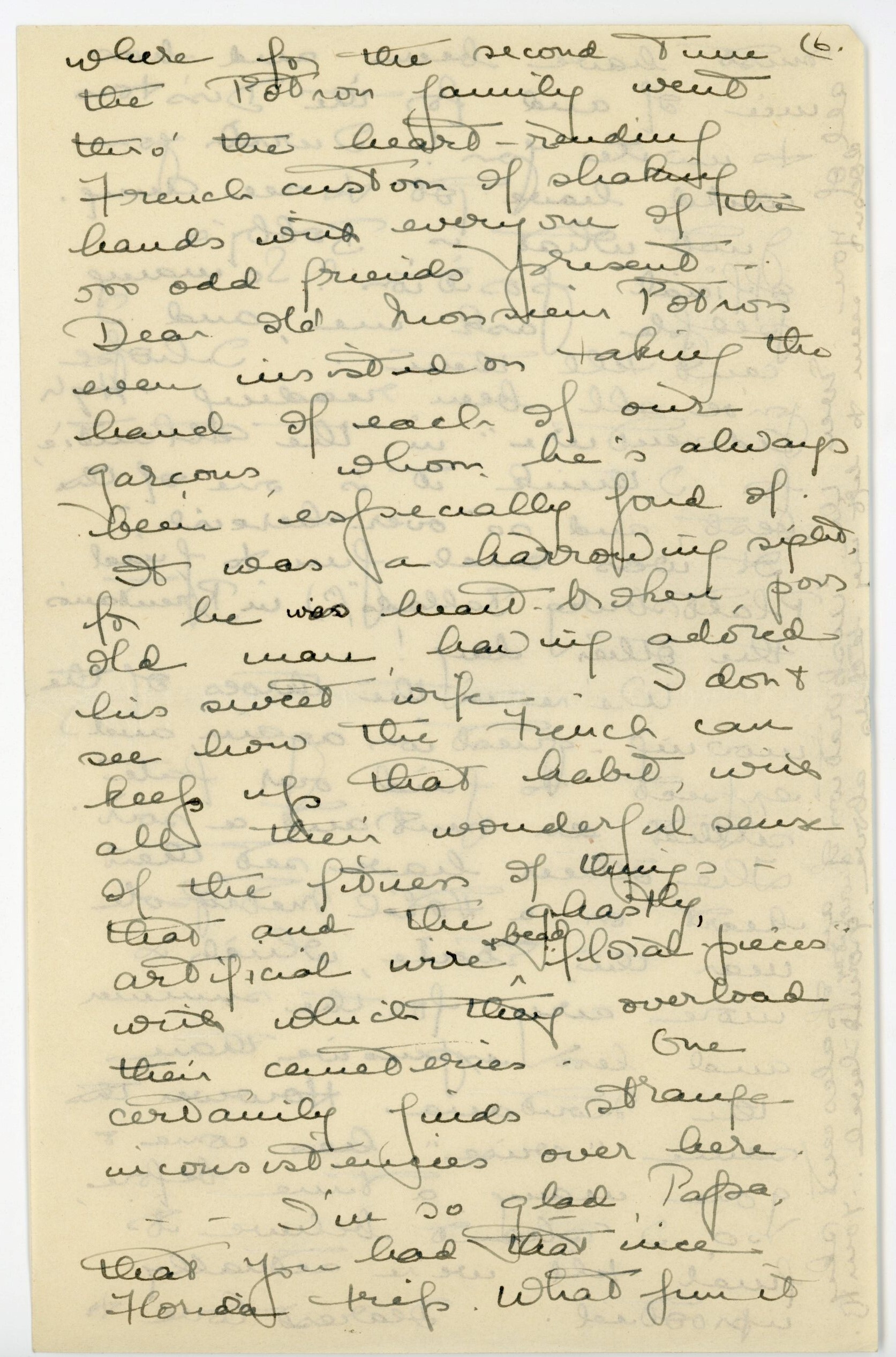 Manuscript letter