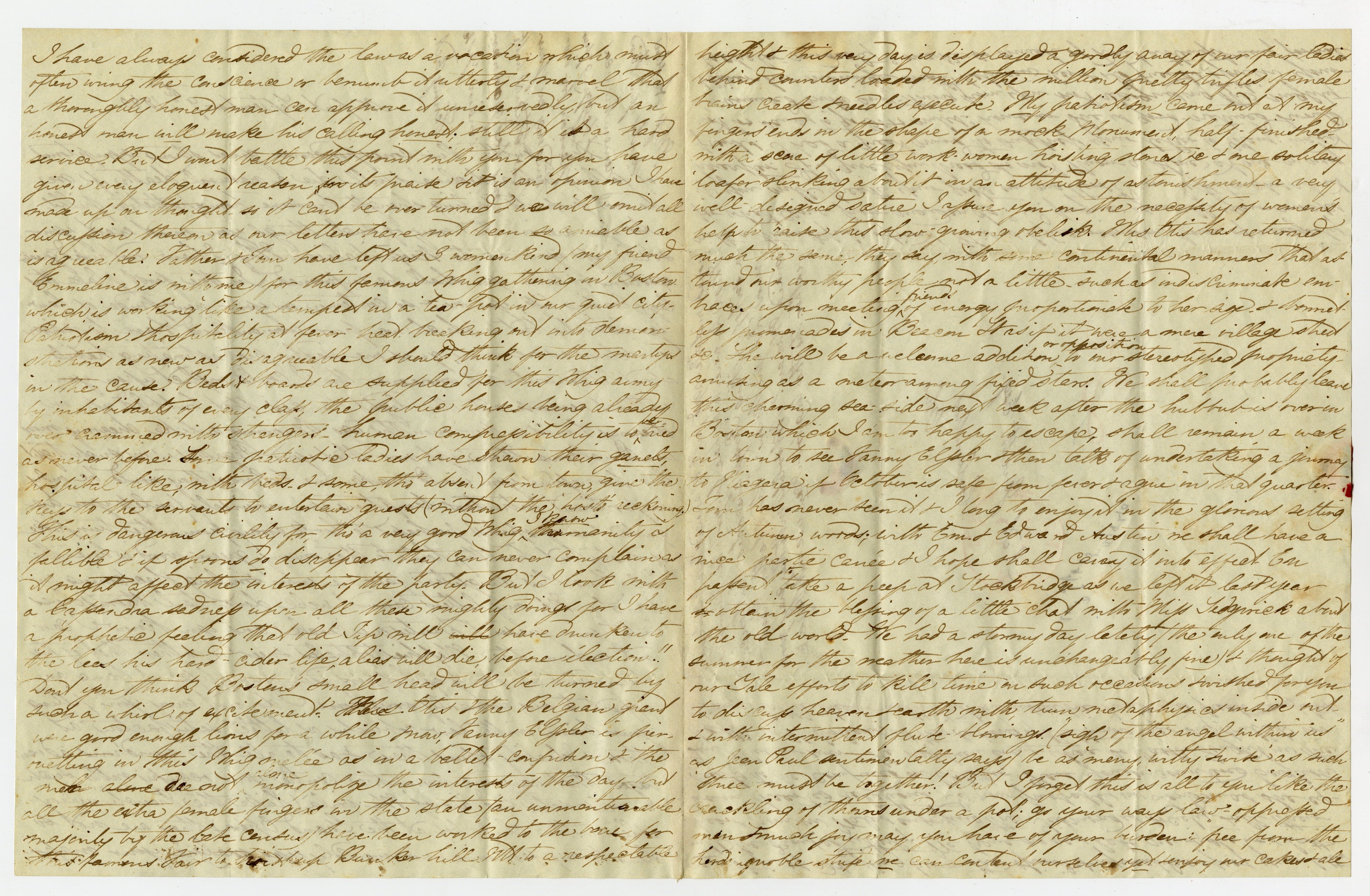 Manuscript letter