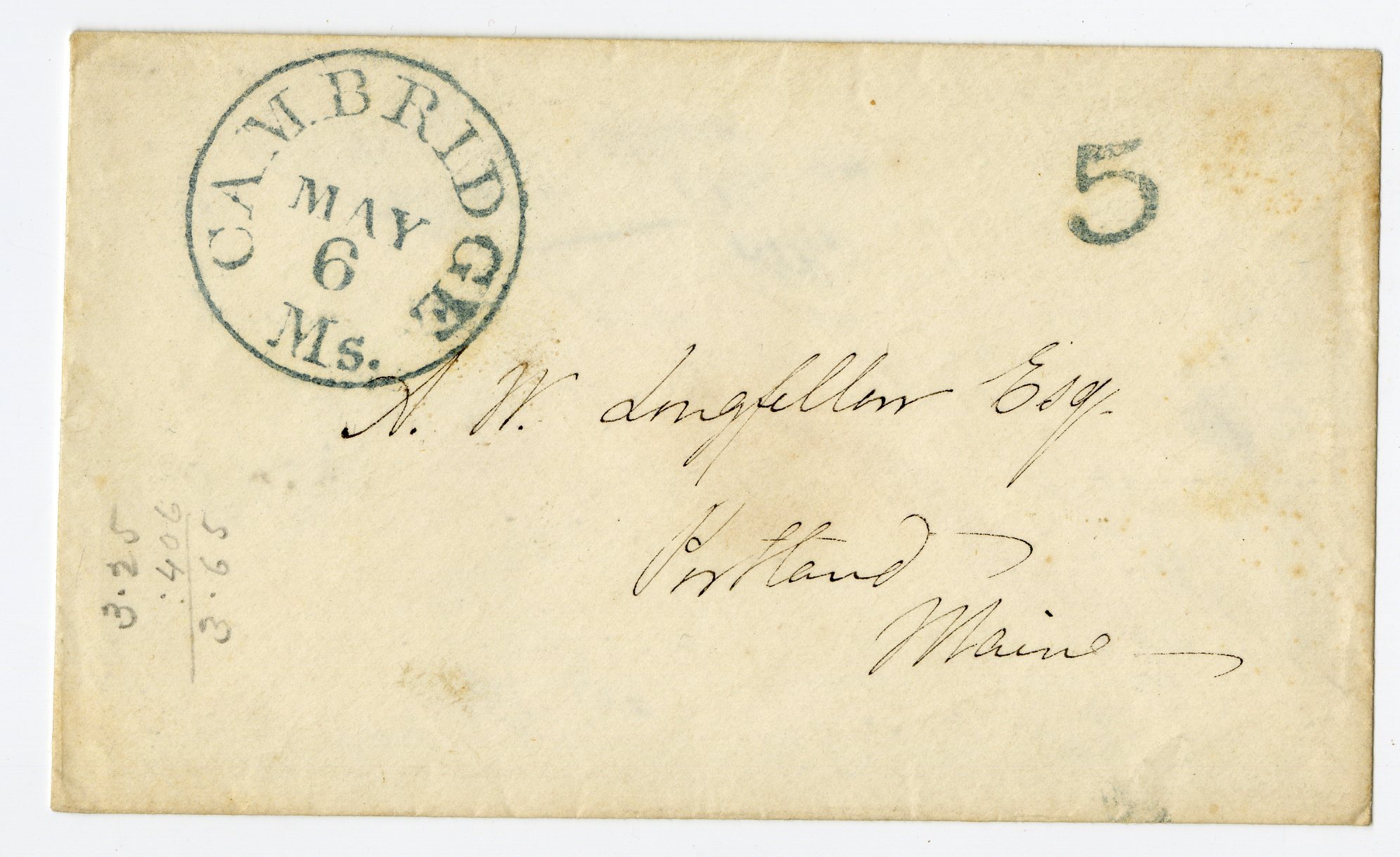 Manuscript letter