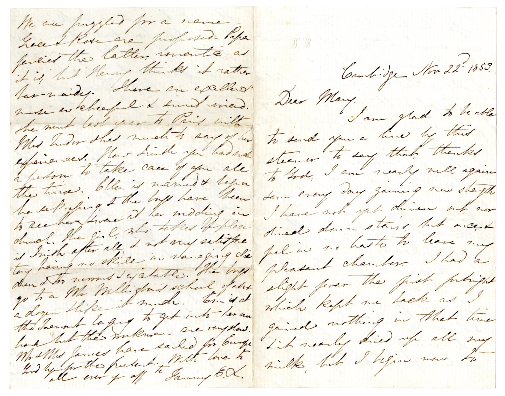 Manuscript letter
