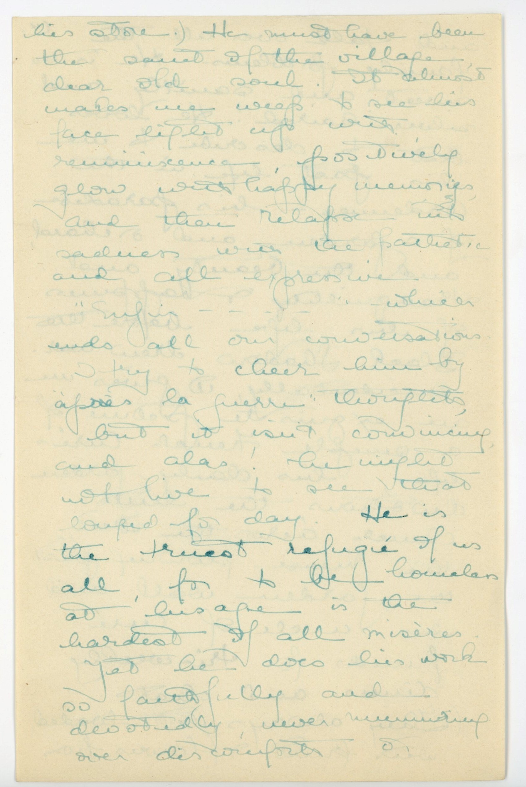 Manuscript letter