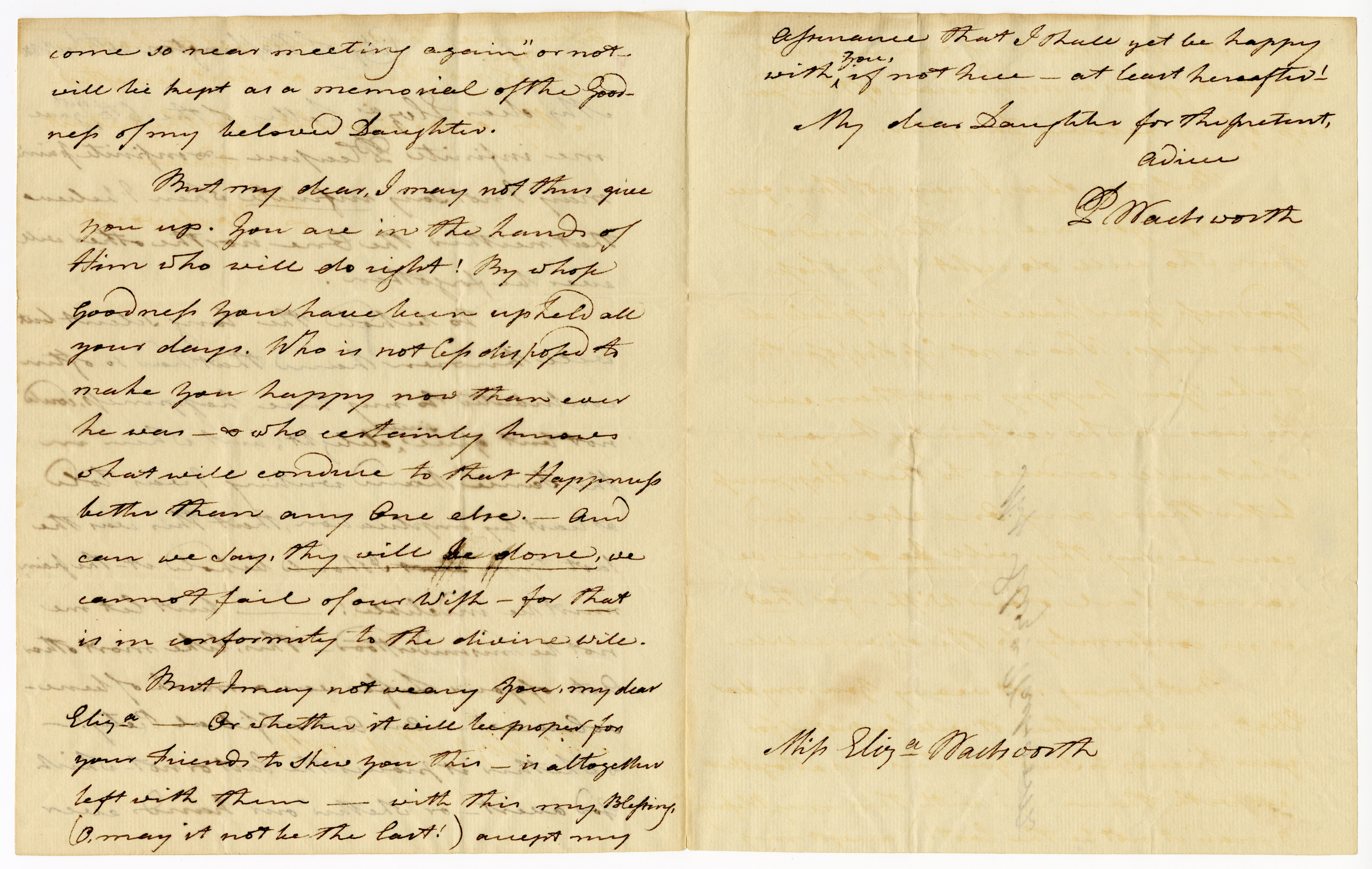 Manuscript letter