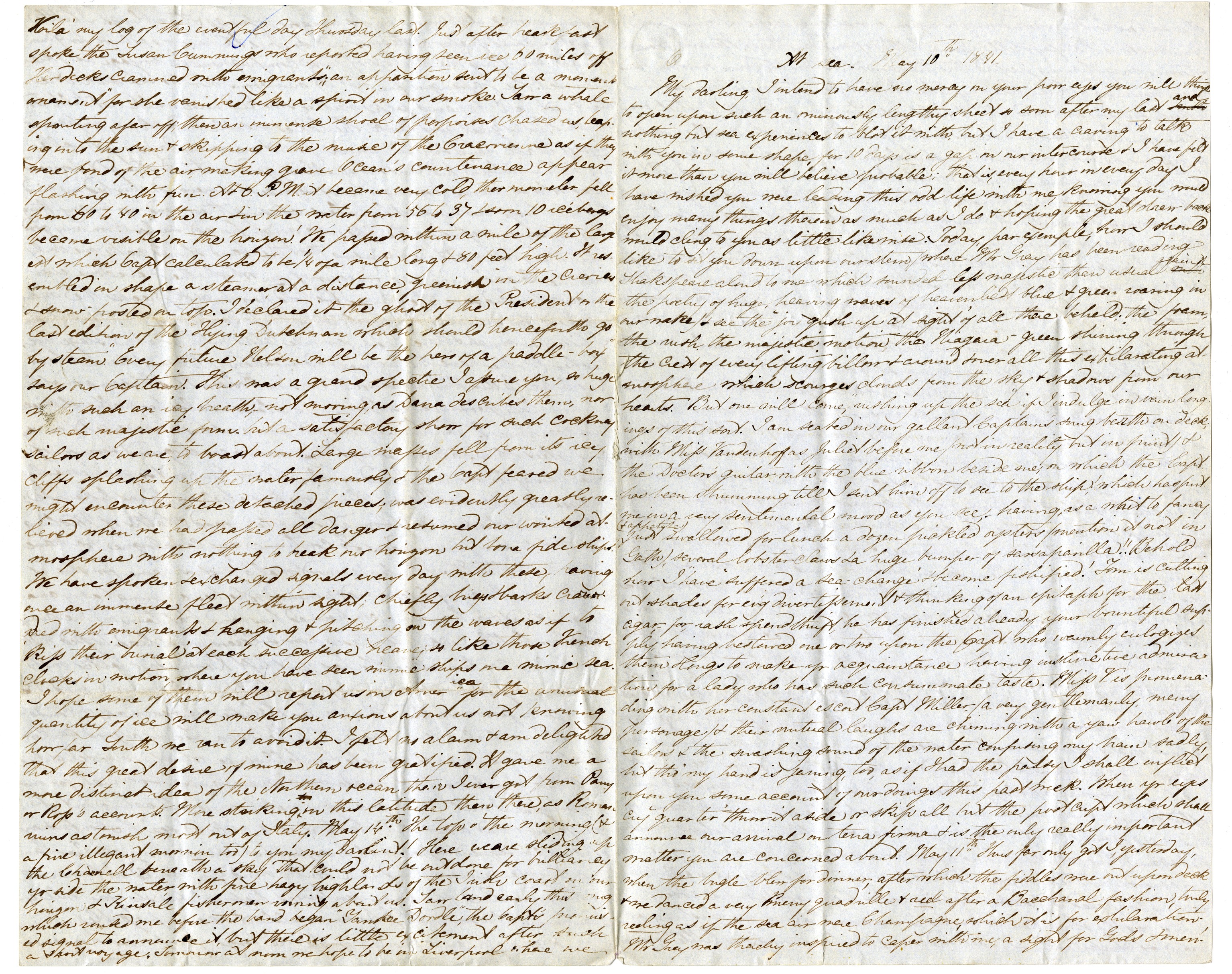 Manuscript letter