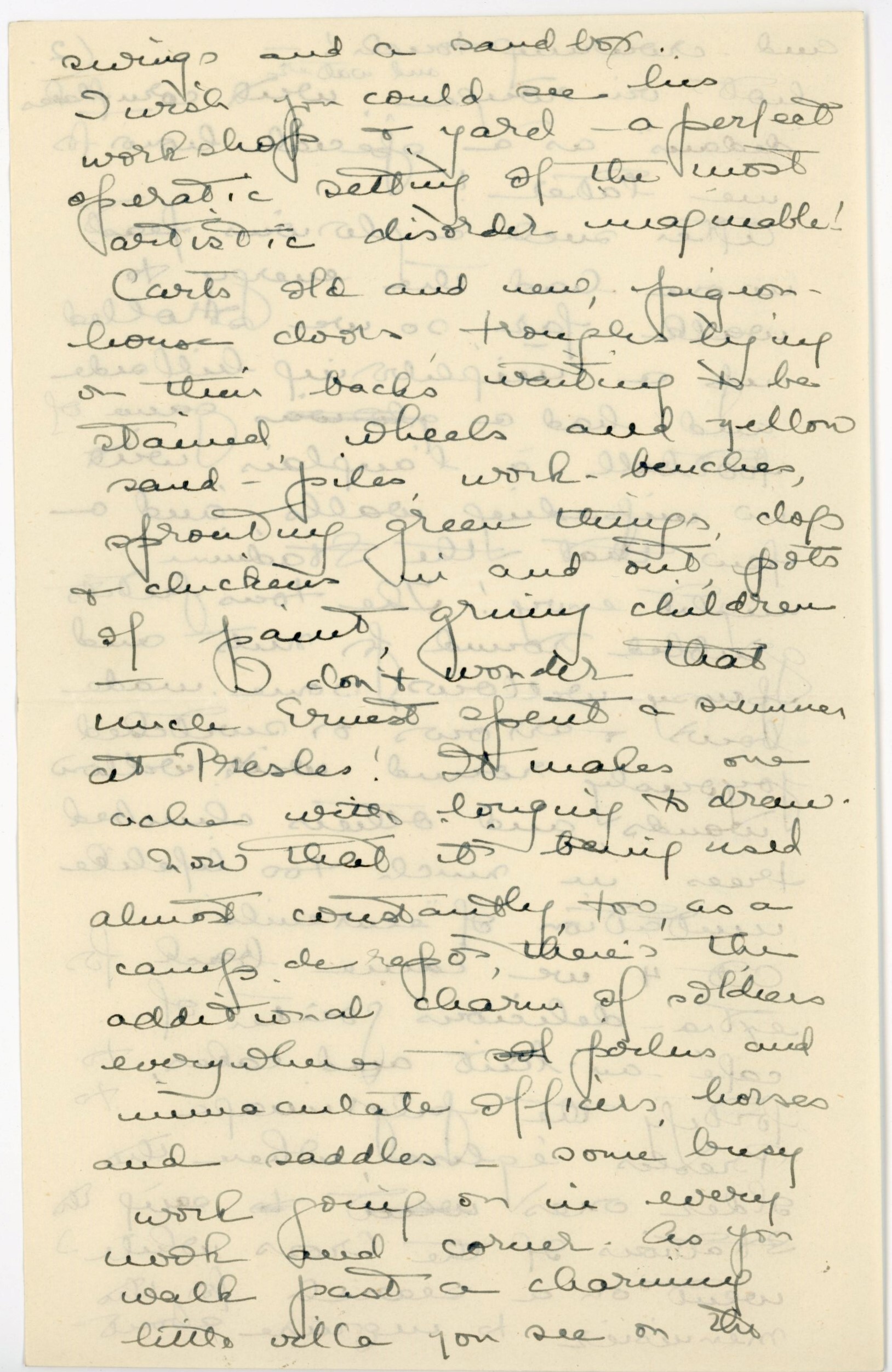 Manuscript letter