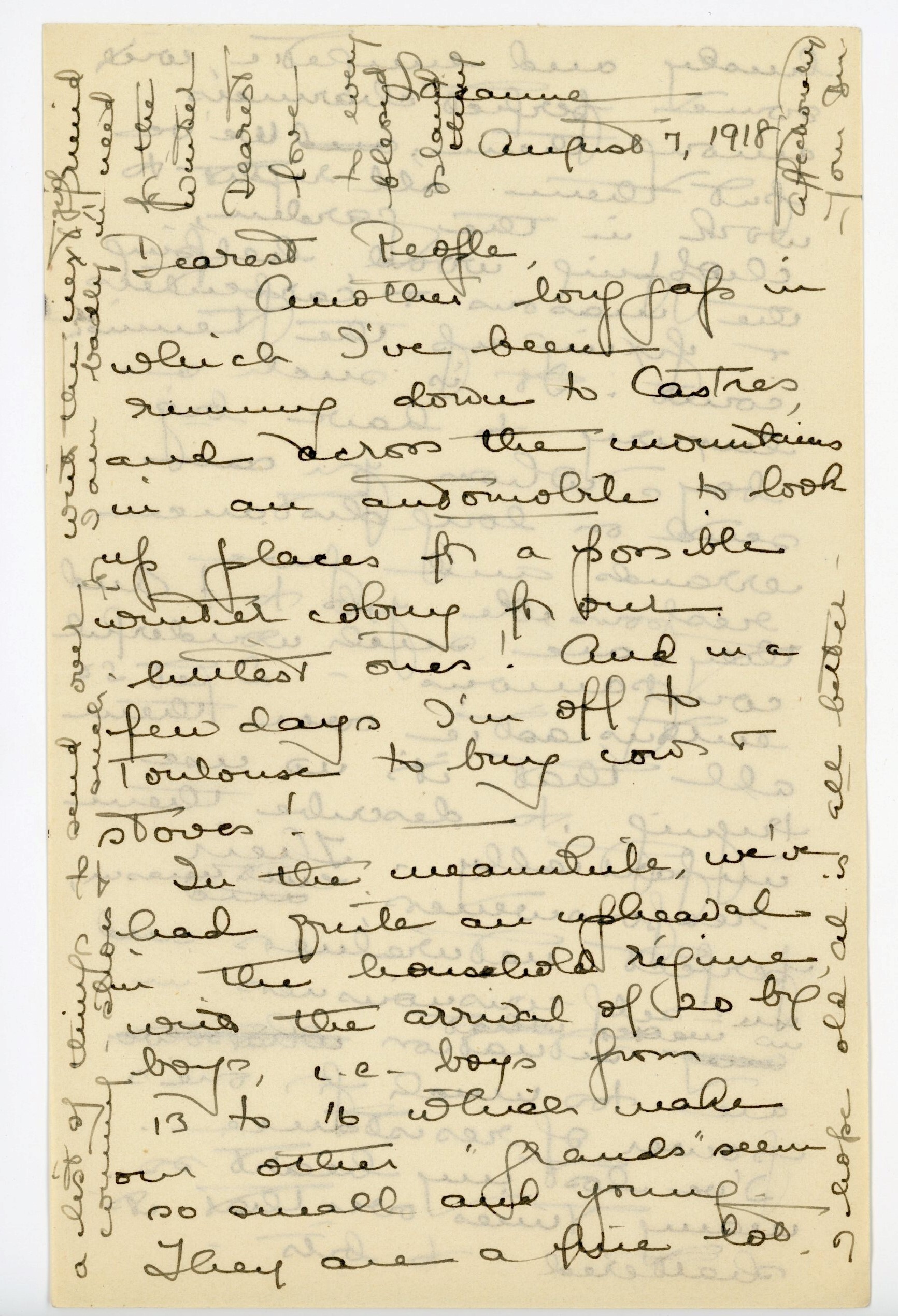 Manuscript letter