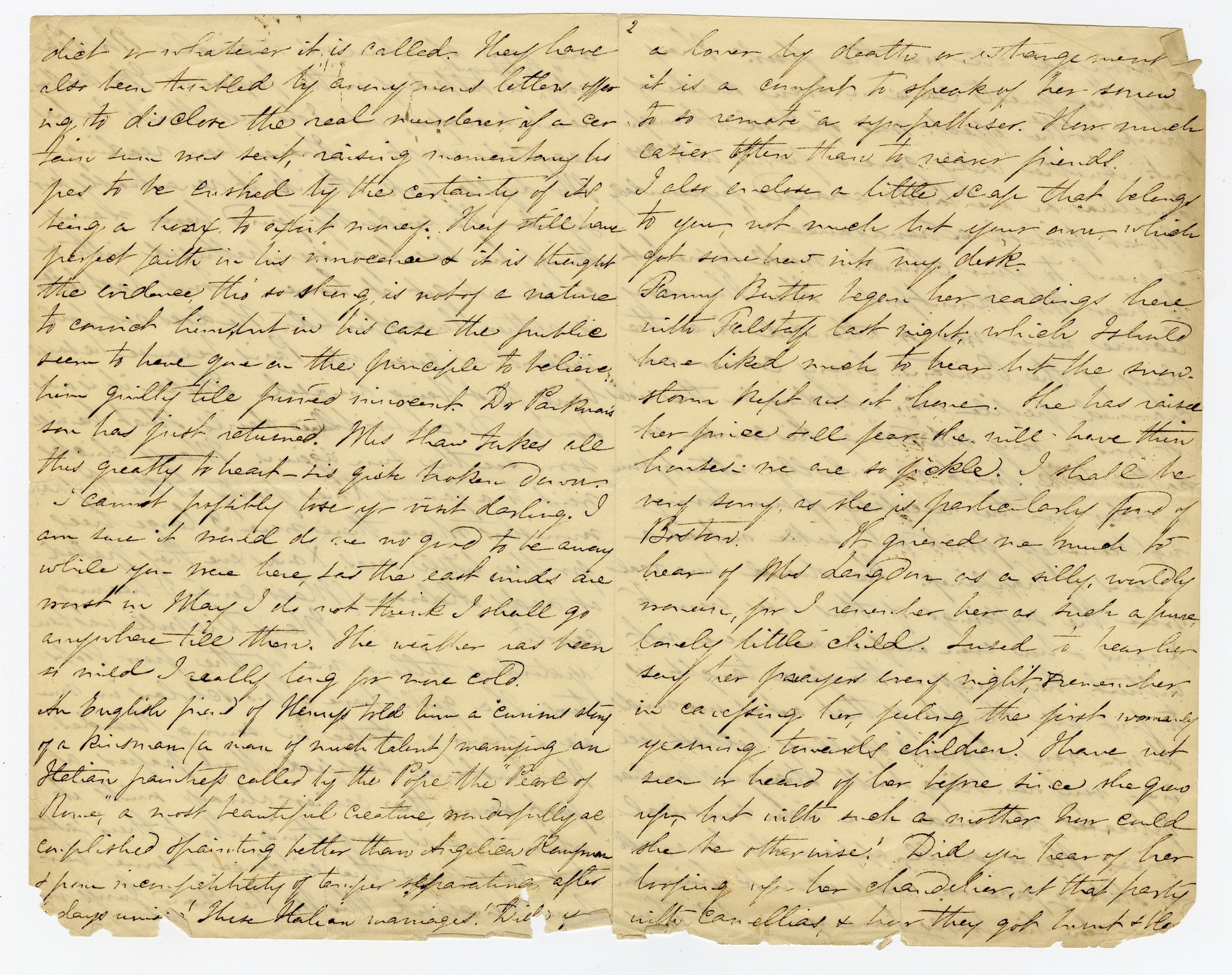 Manuscript letter