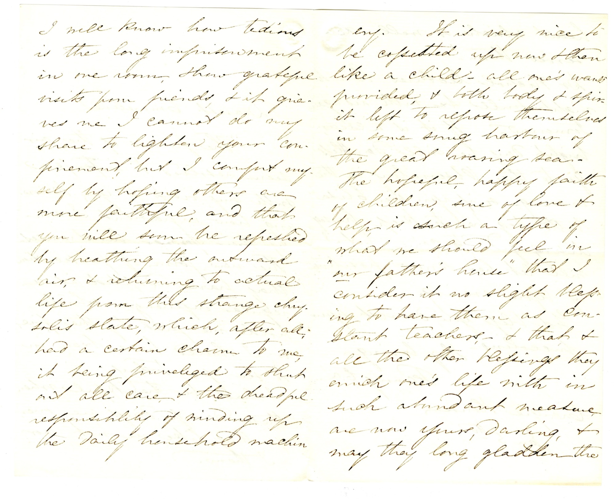 Manuscript letter