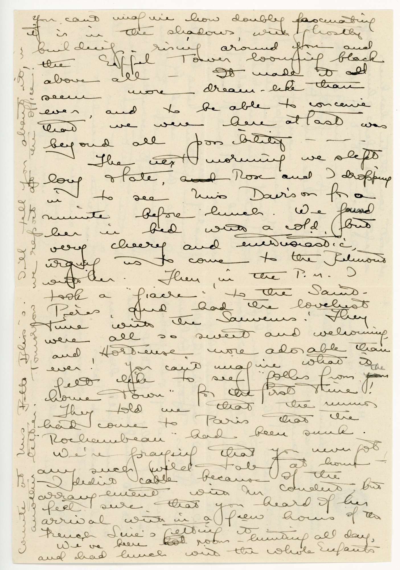 Manuscript letter