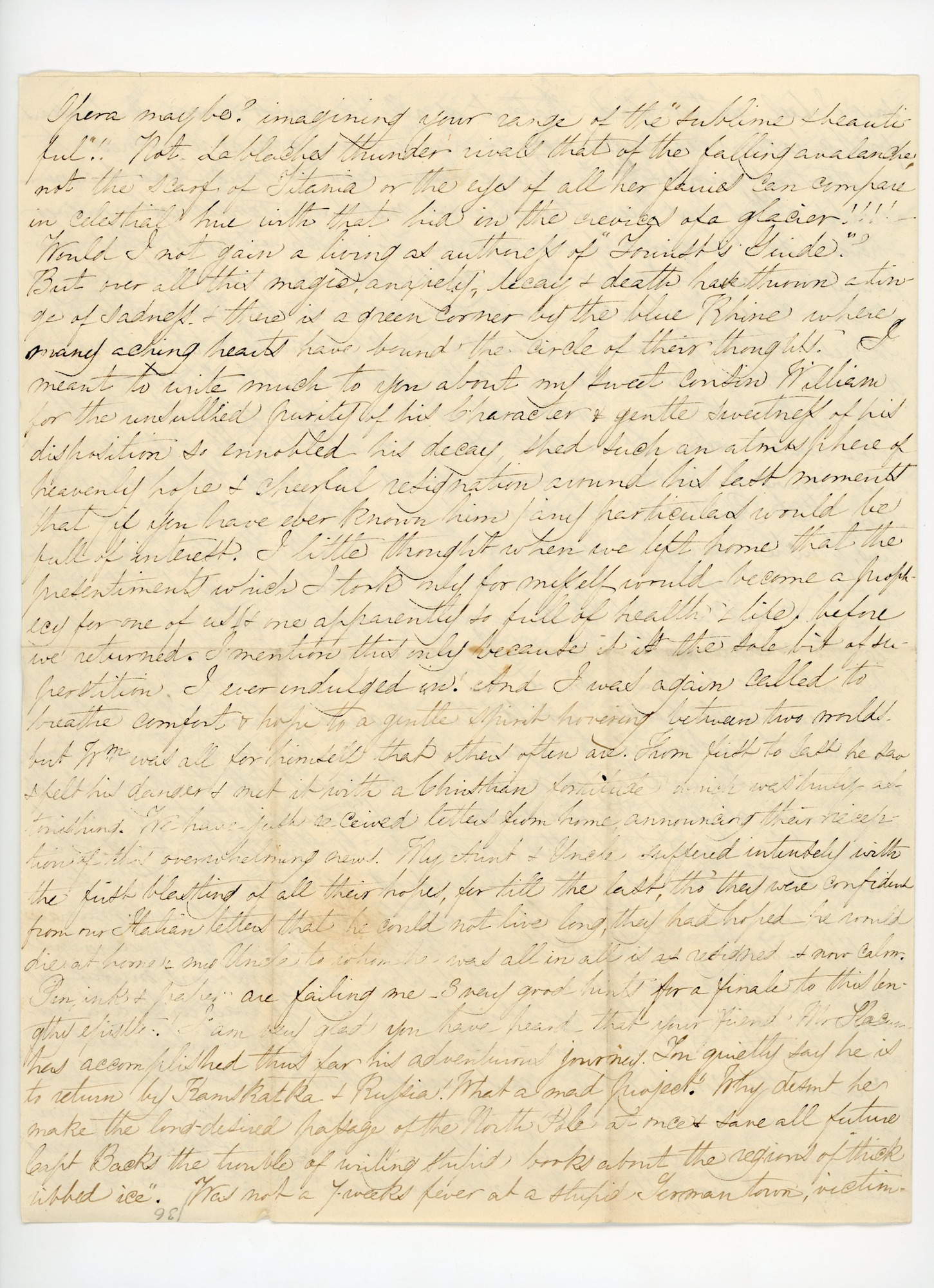 Manuscript letter
