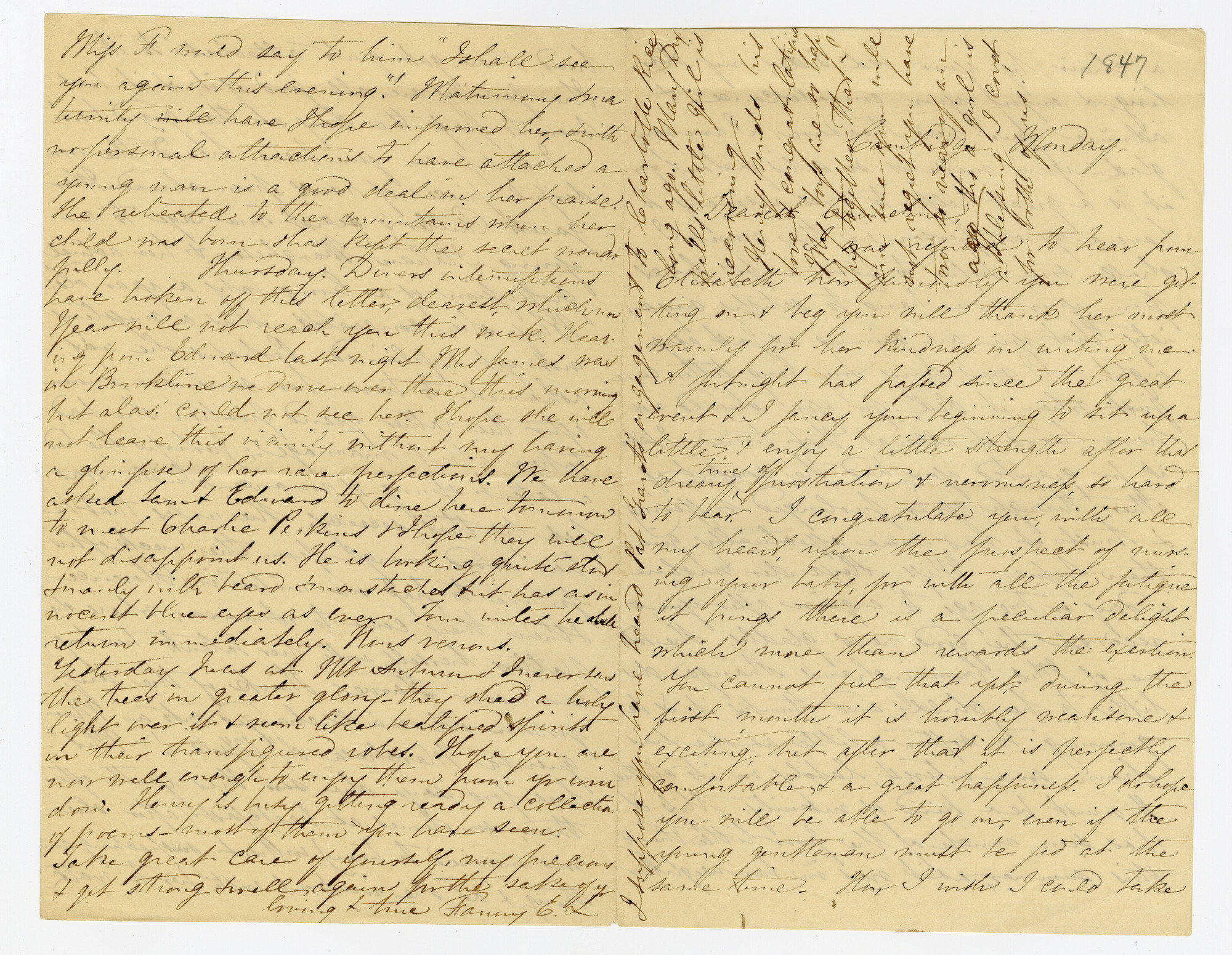 Manuscript letter