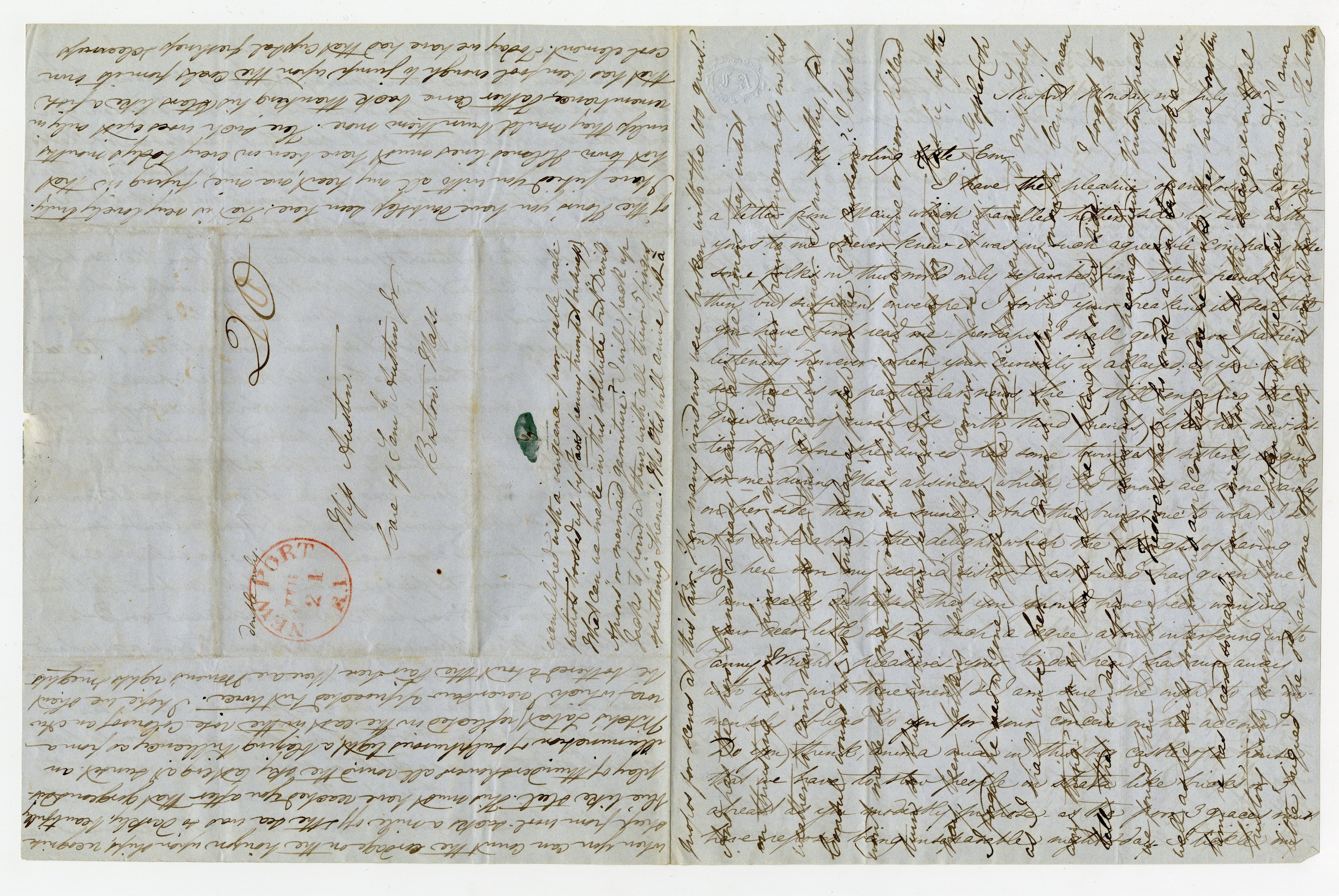 Manuscript letter