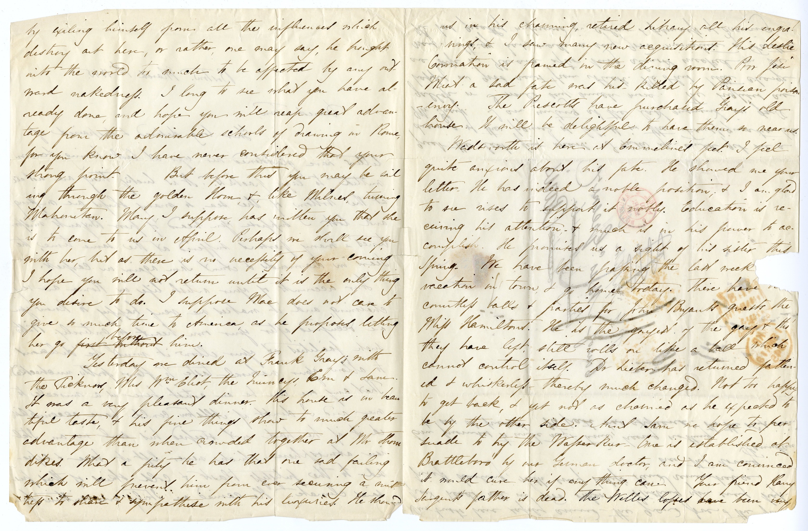 Manuscript letter