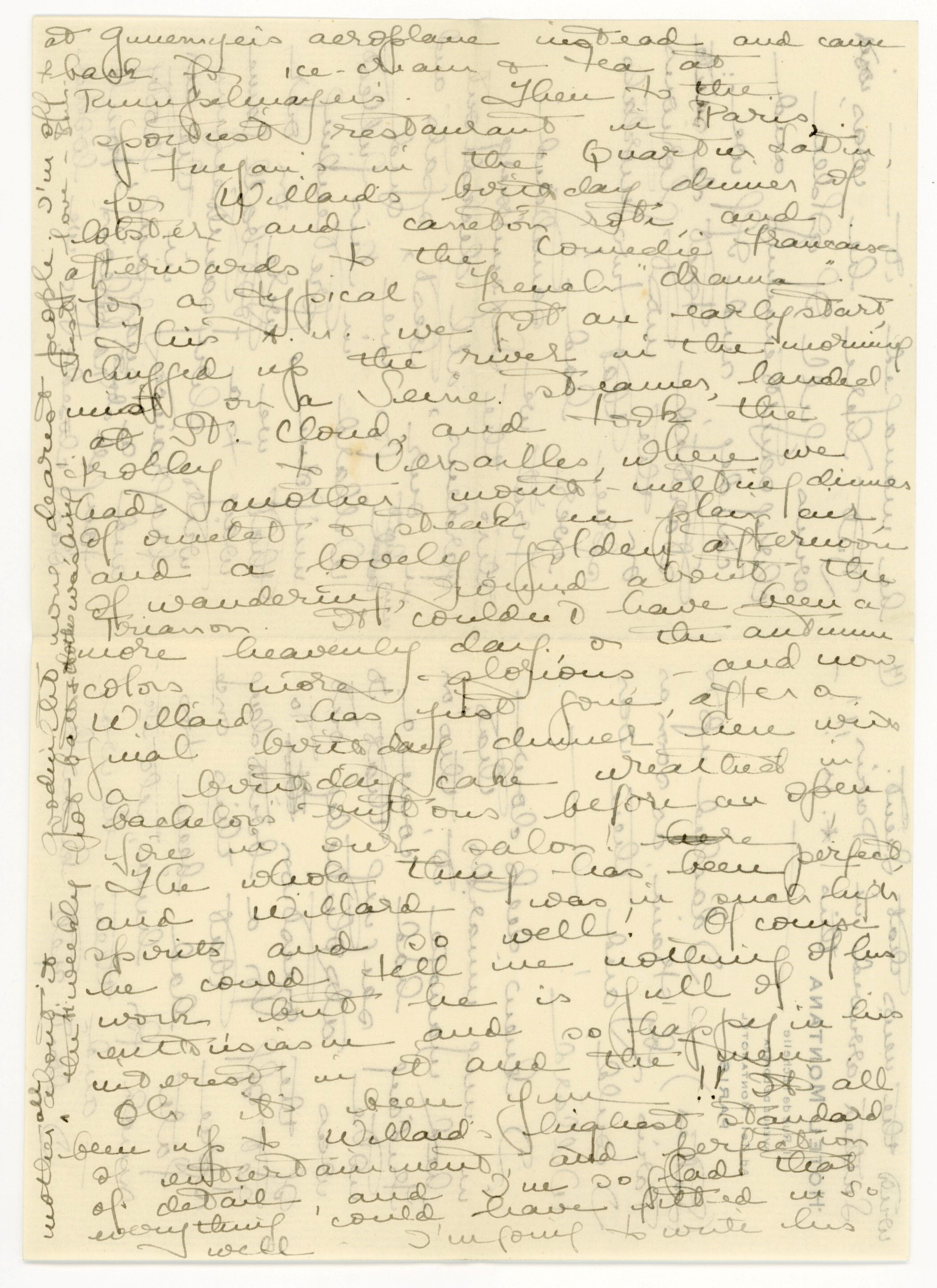 Manuscript letter