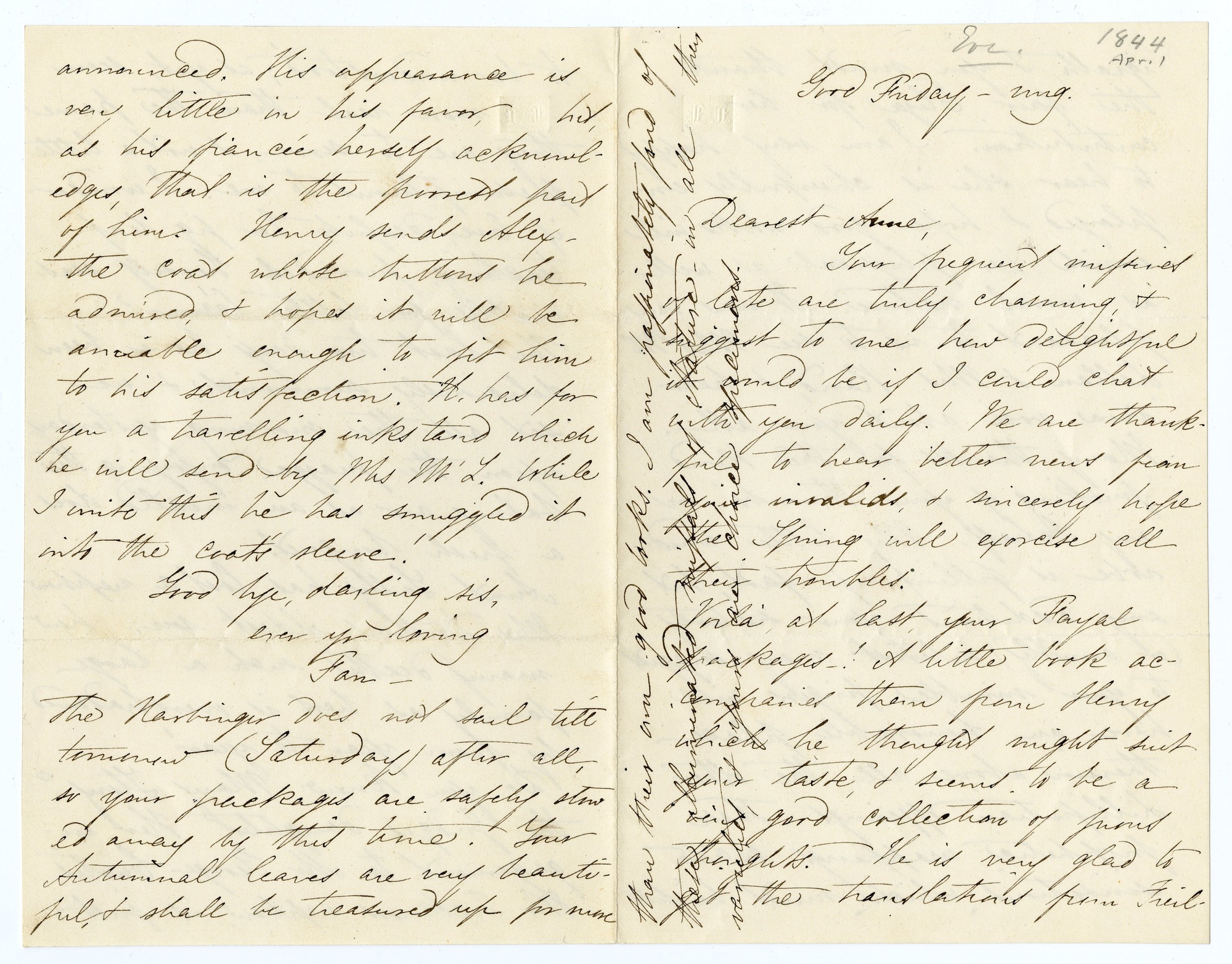 Manuscript letter
