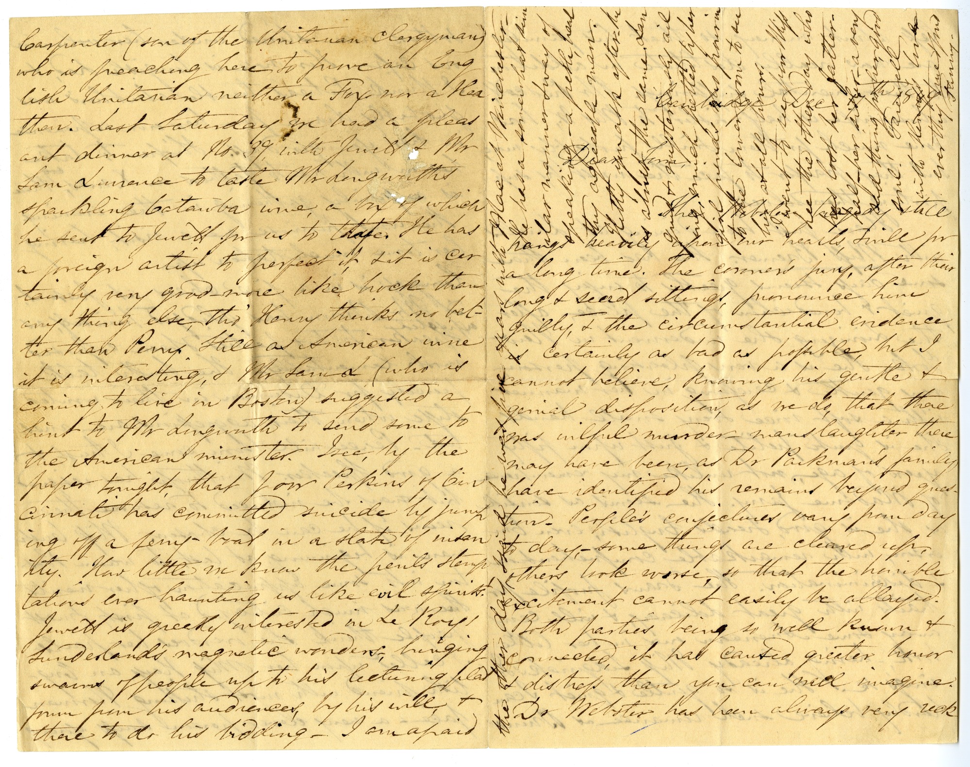 Manuscript letter