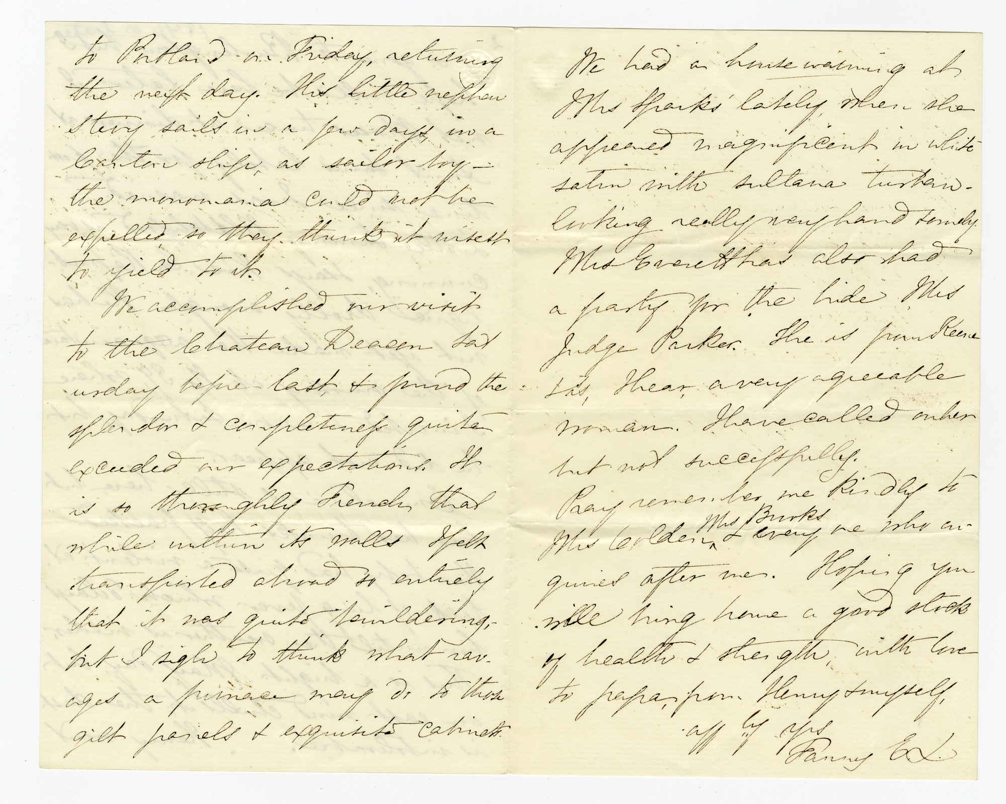 Manuscript letter