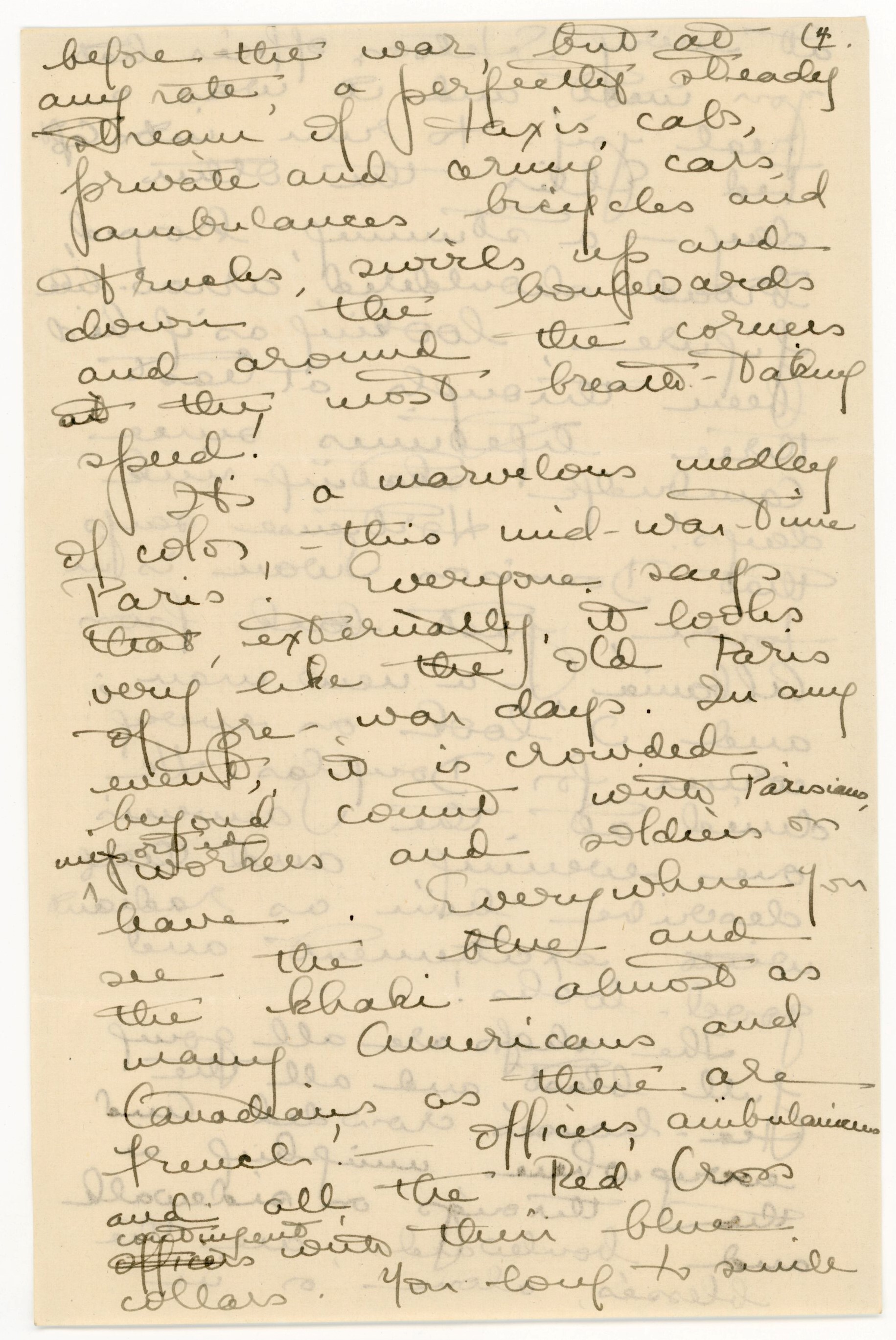 Manuscript letter
