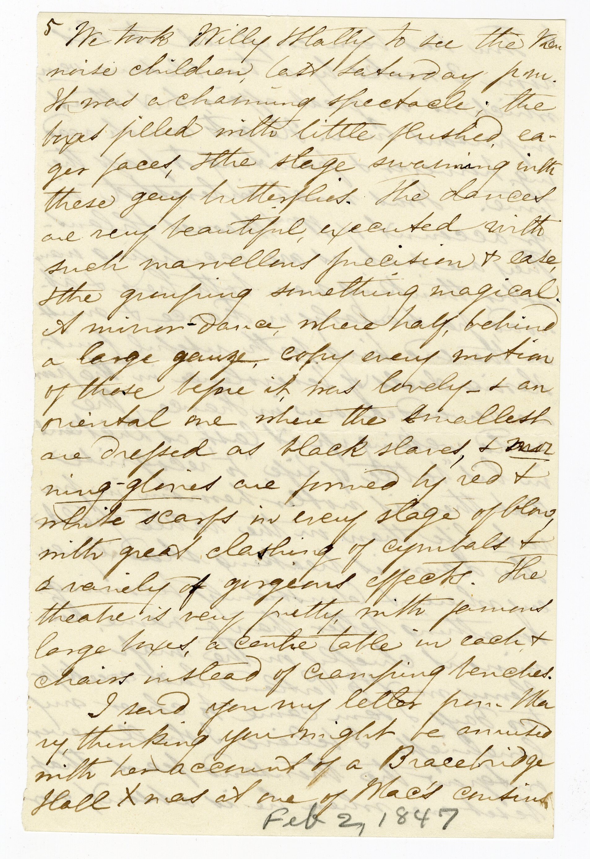 Manuscript letter