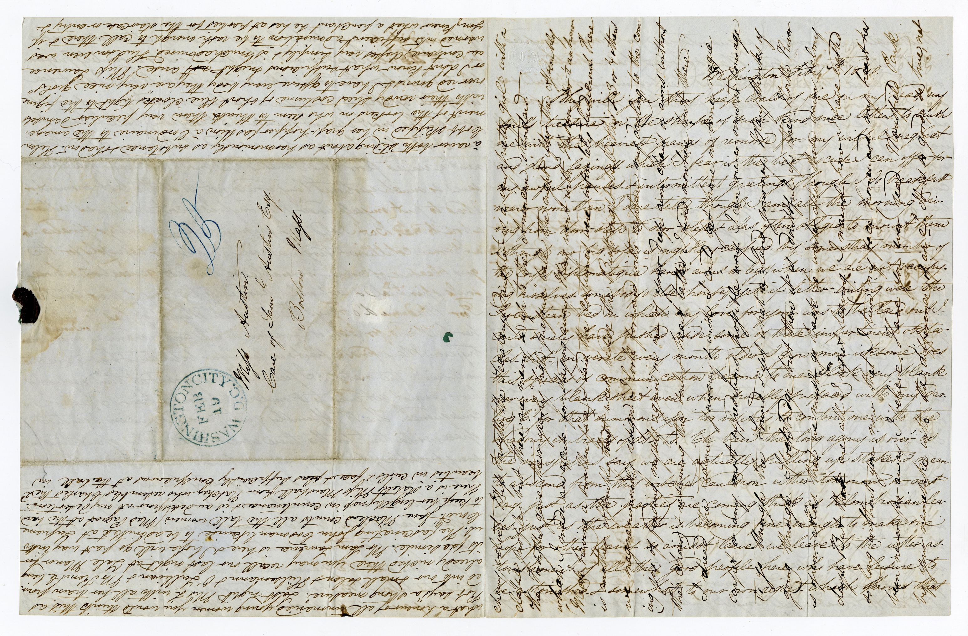 Manuscript letter