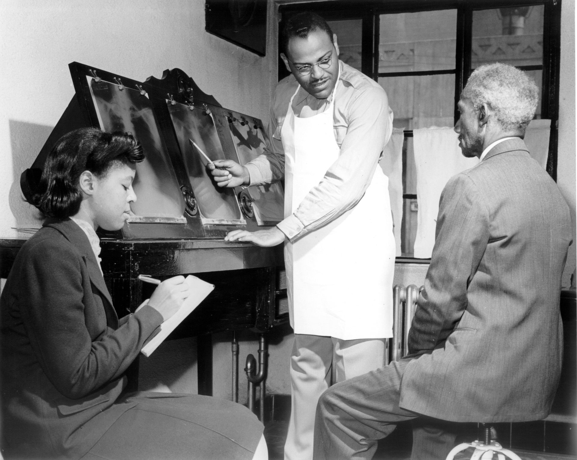 Dr. John W. Lewis, likely at Slossfield Medical Center