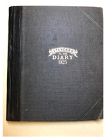 Front Matter, 1925, Diary