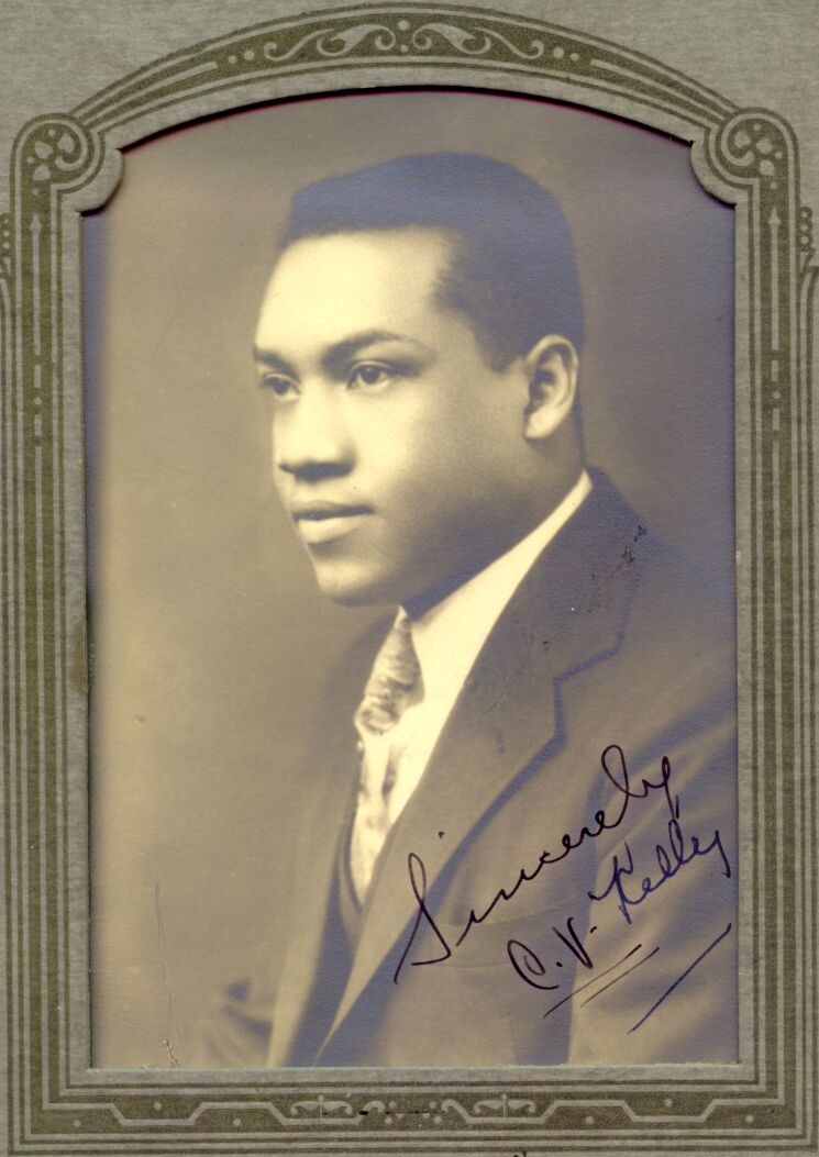 C.V. Kelley, manager of IOSL printing department