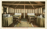 No. 237. Wylie Two-Room Tent Interior - Yellowstone Park (Postcard)