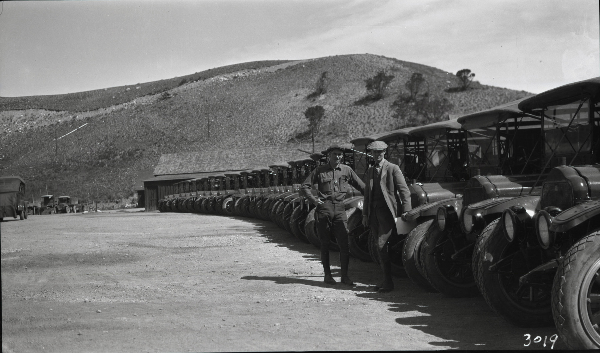 (Fleet of Buses in Mammoth)