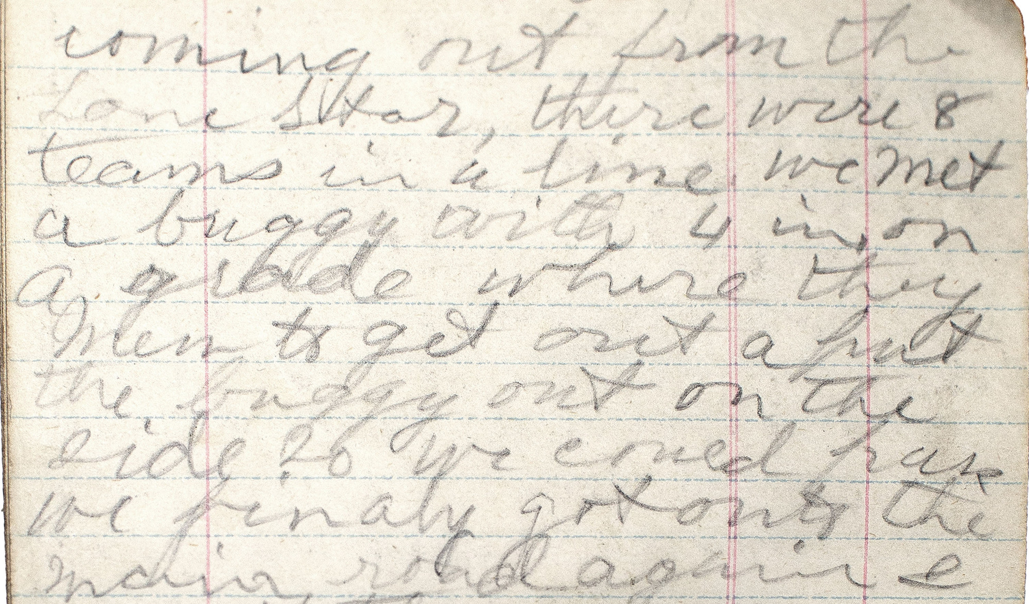 Eva K. Moger Diary Entry