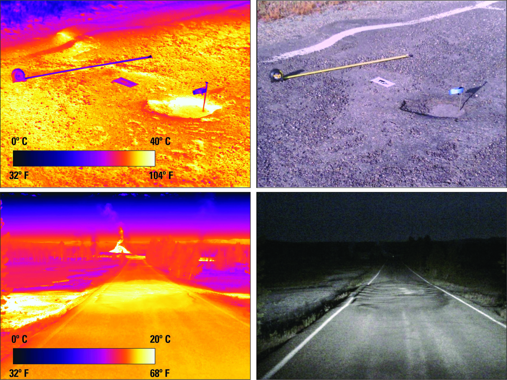 (Thermal images, Firehole Lake Drive)